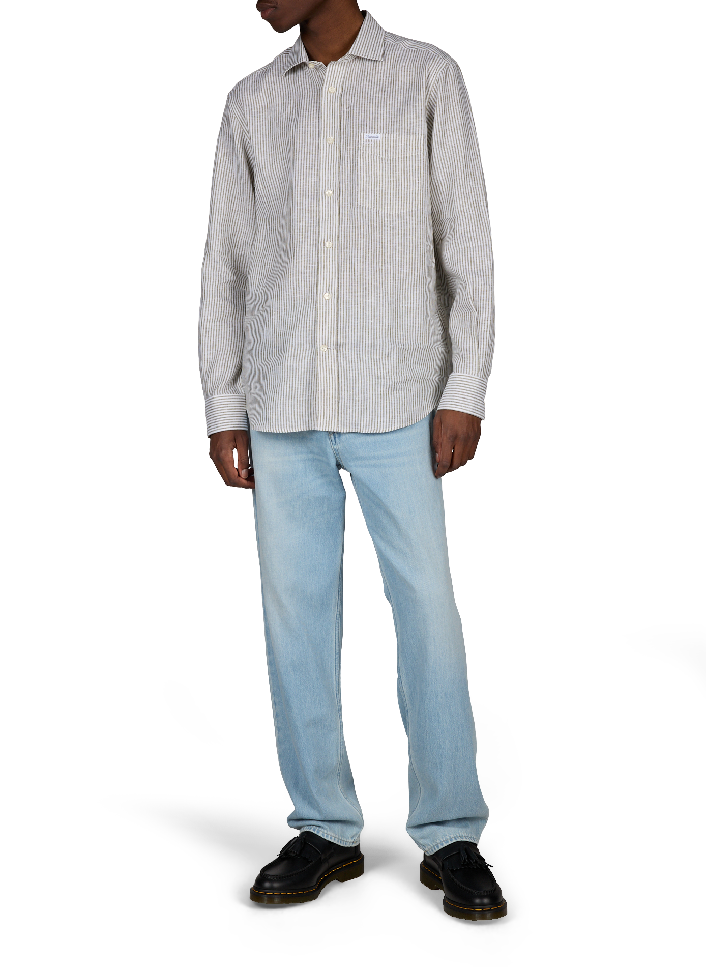 Linen shirt FACONNABLE Green