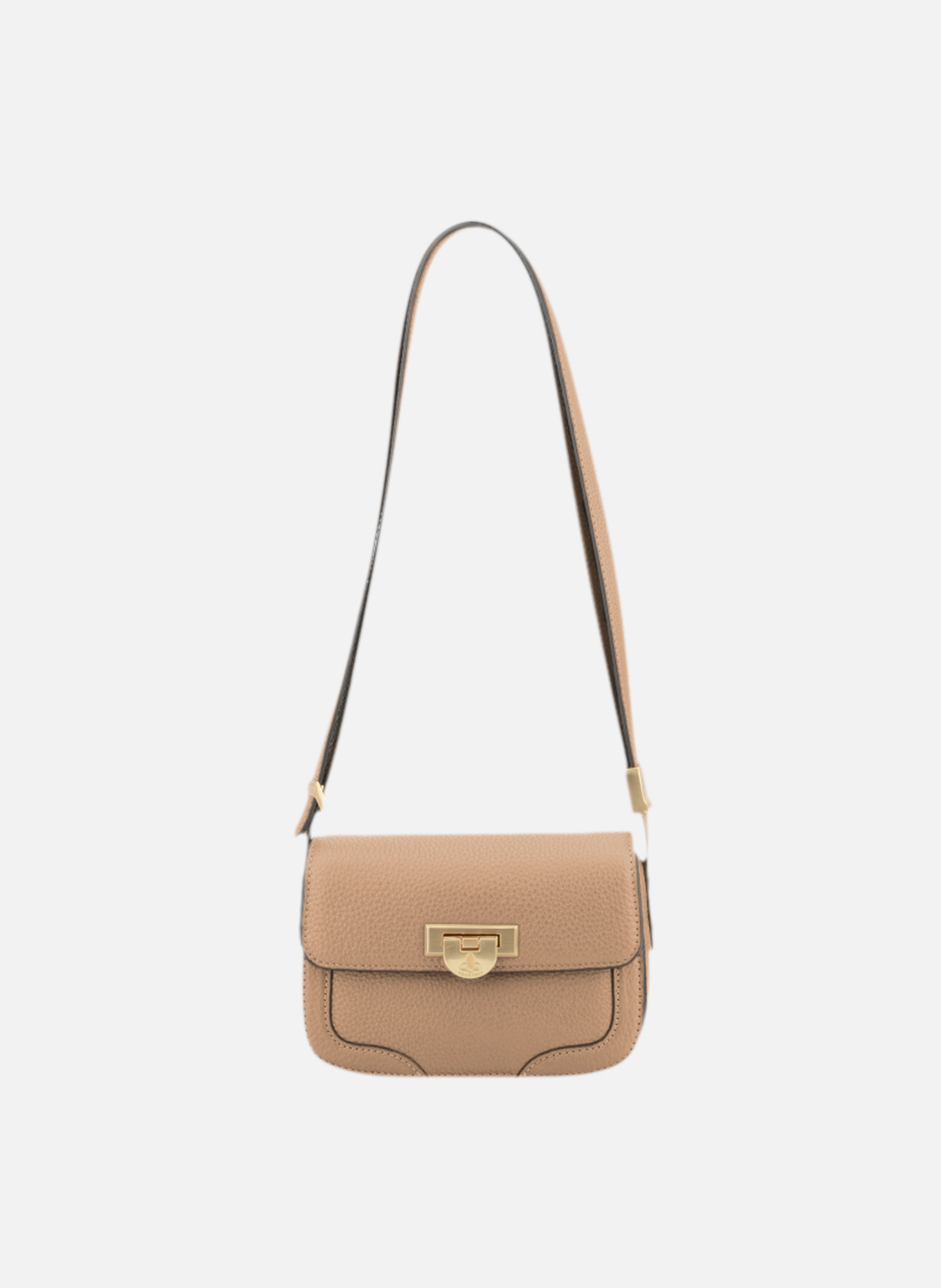 Auteuil | sac besace en cuir de vachette POURCHET Marron