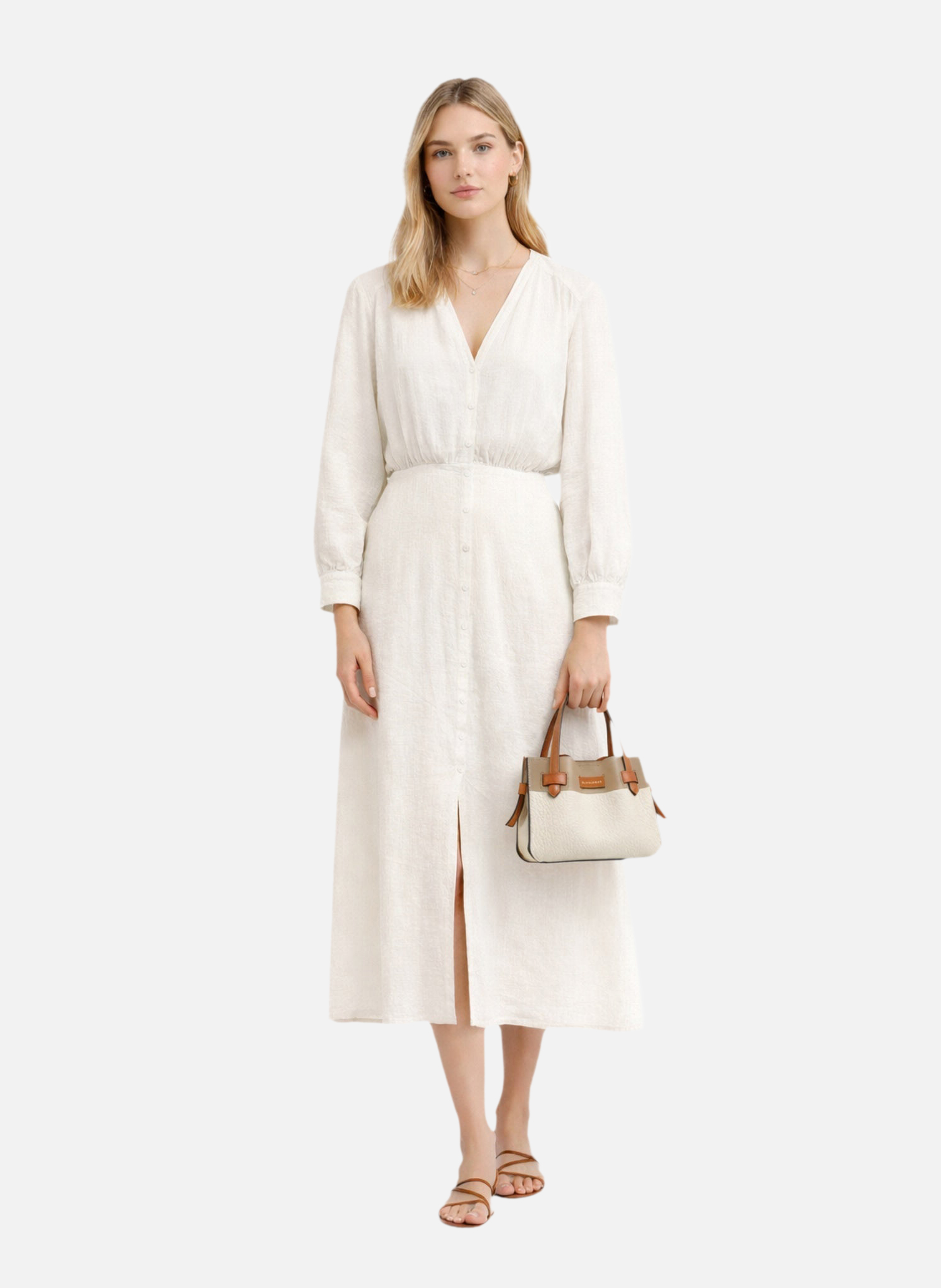 Blossom | sac à main nano en cuir de vachette | Multicolore POURCHET Femme