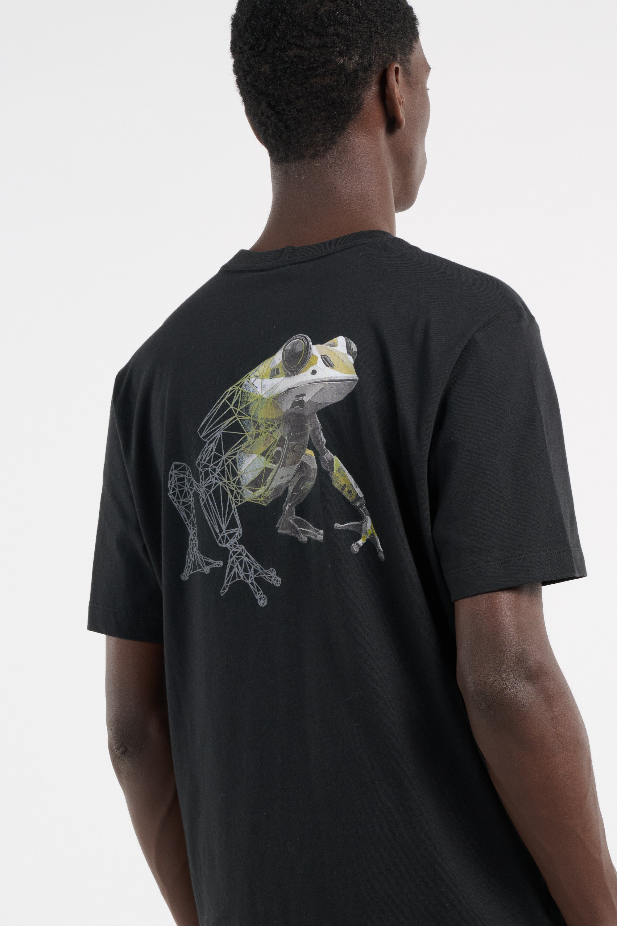 T-shirt futurescape frog tee OAKLEY Noir