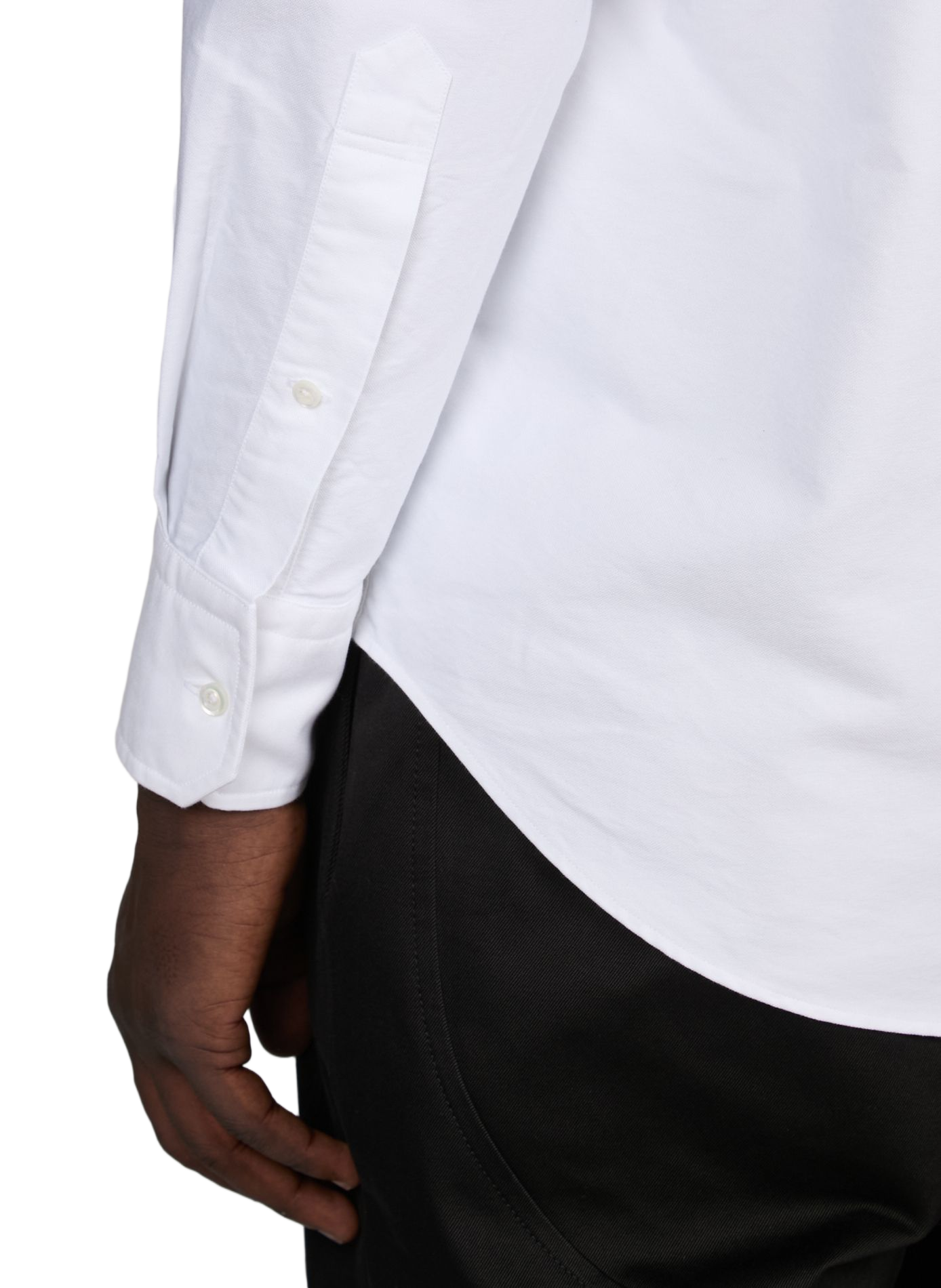Straight cotton shirt THOM BROWNE White