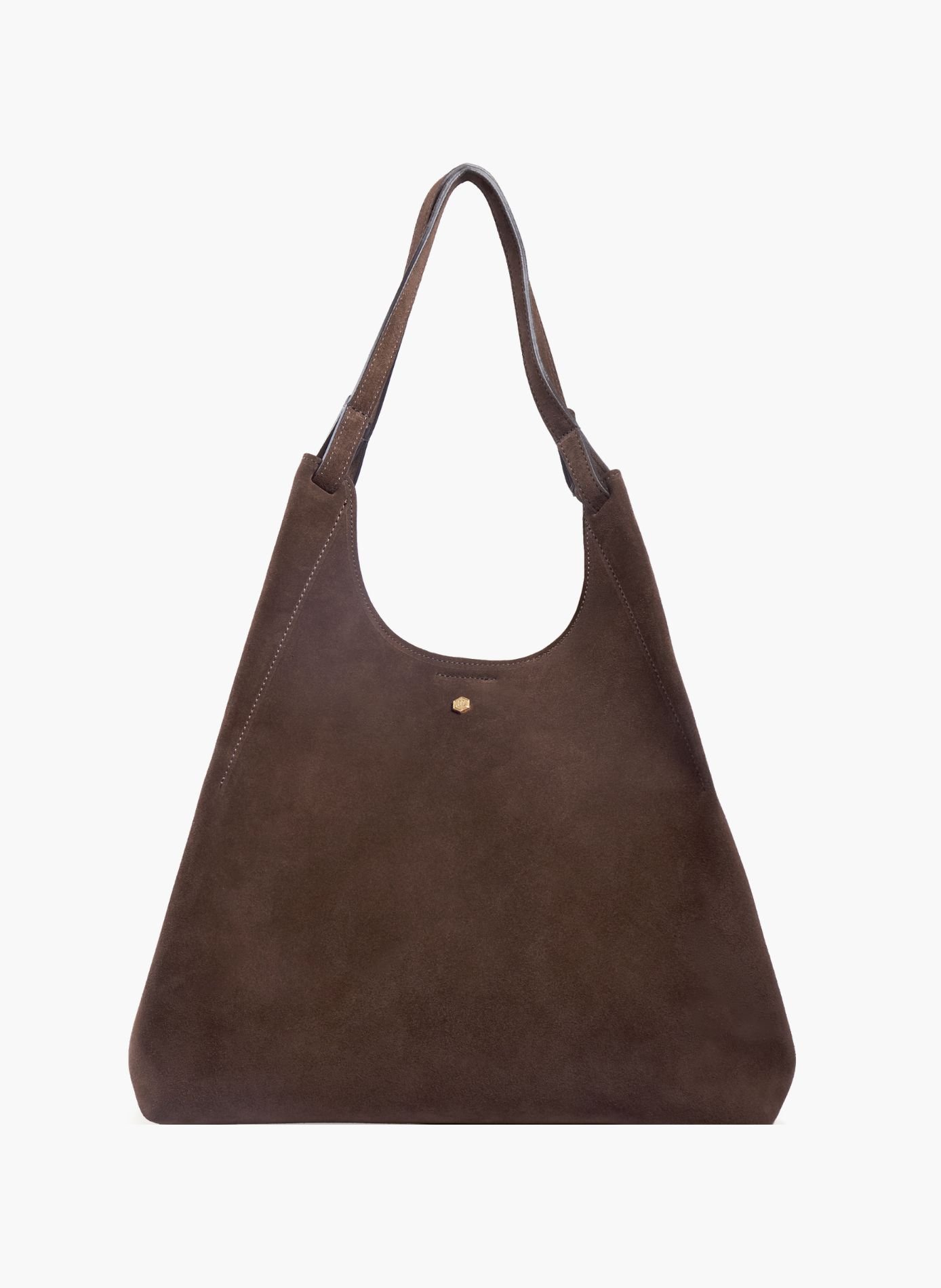 Sac cabas sybil cuir daim JULES & JENN Marron