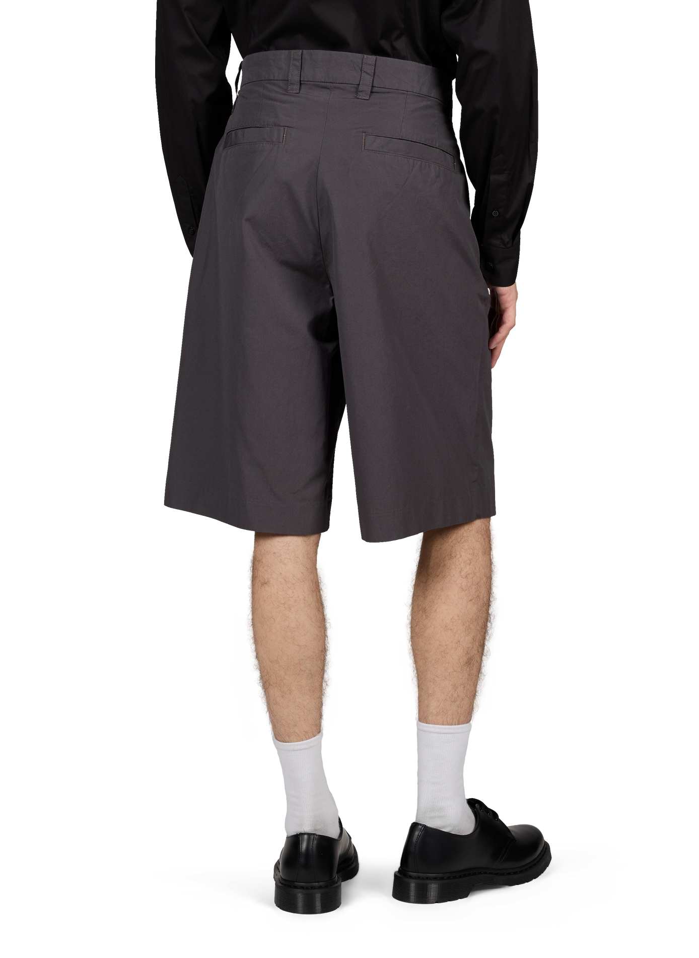 Bermudas de algodón rectos ANNARR Gris