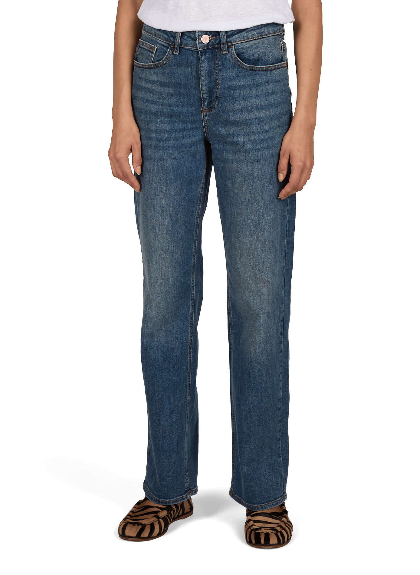 Weite Jeans VILA Blau