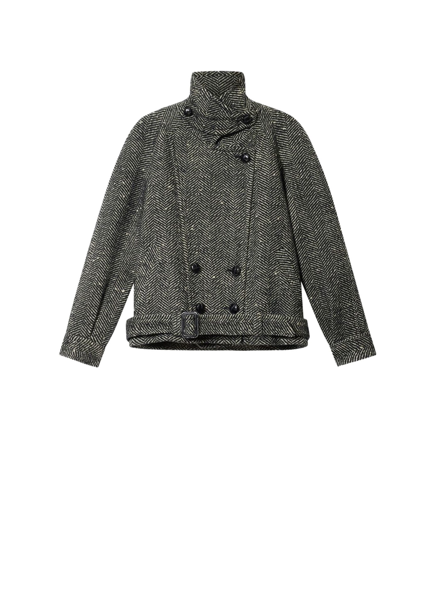 Elvane herringbone wool coat ISABEL MARANT Multicolour
