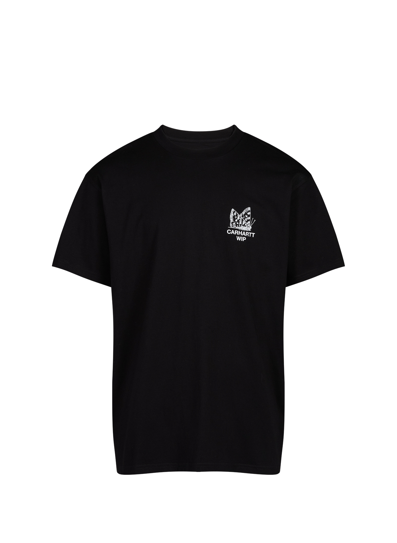 Rundhalsausschnitt T-Shirt aus Baumwolle CARHARTT WIP Schwarz