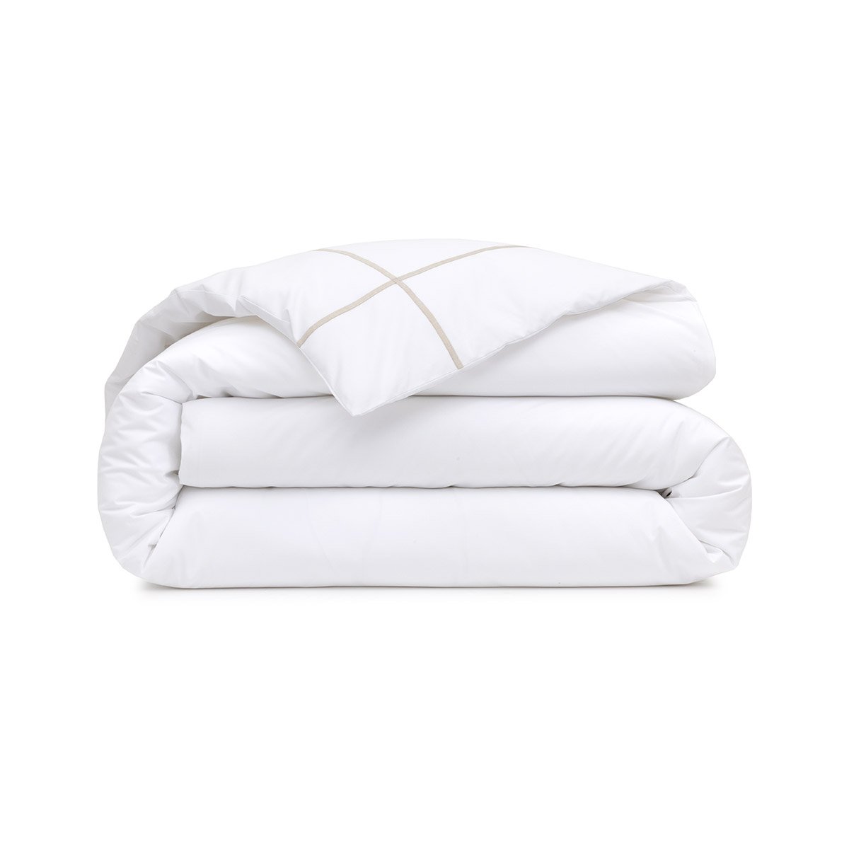 Housse de couette en percale de coton, athéna YVES DELORME Gris
