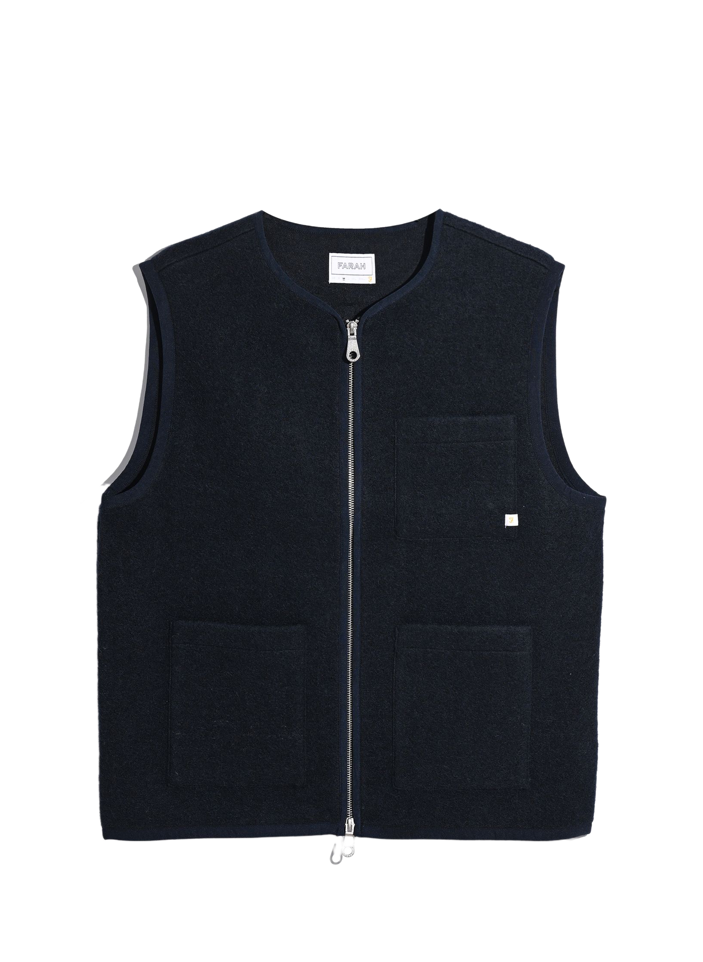 Veste sans manches en laine mélangée FARAH Blau