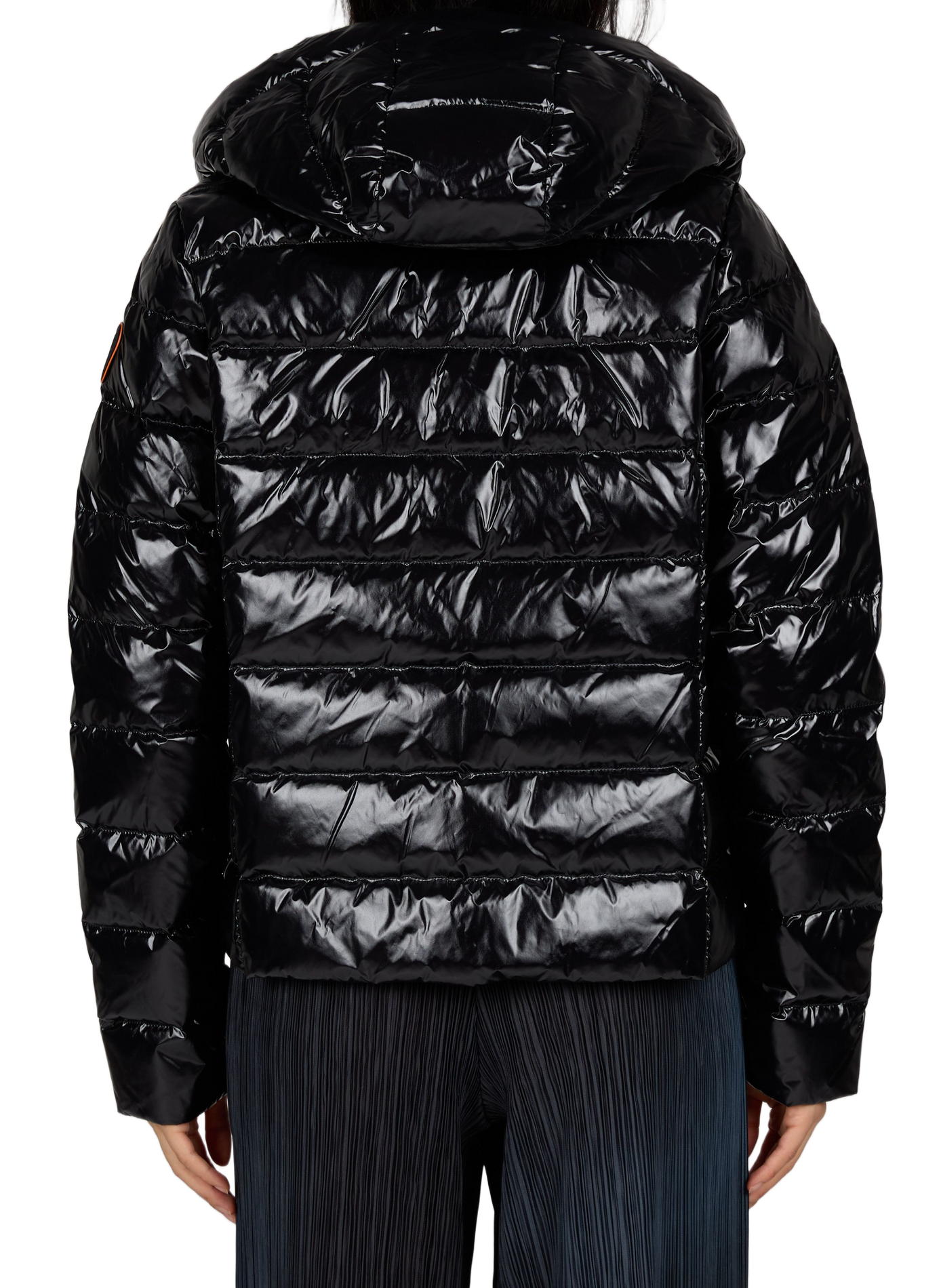 Patent Francebright fitted puffer jacket | Black GERTRUDE Women