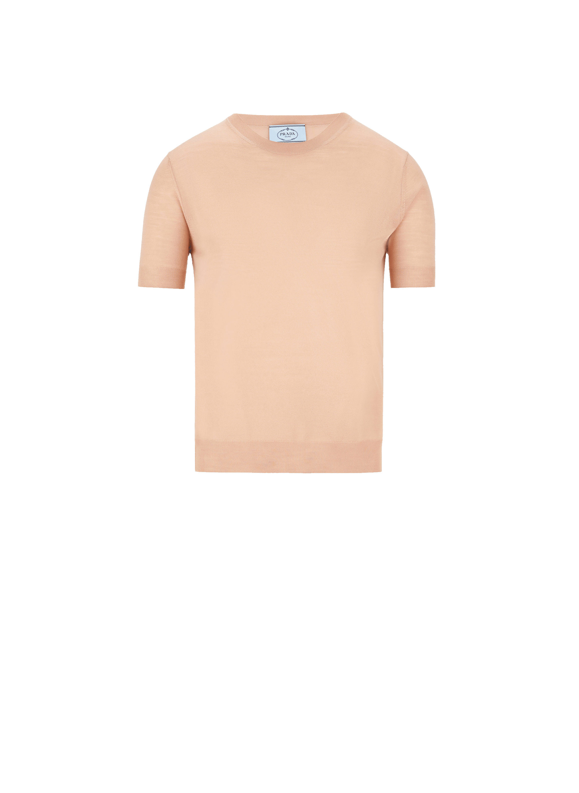 PRADA Girocollo wool Knit Pink