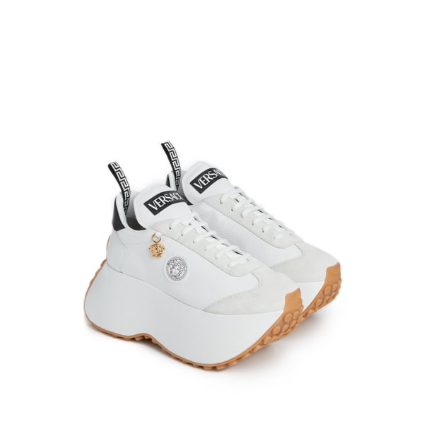 Baskets Triplatform en cuir