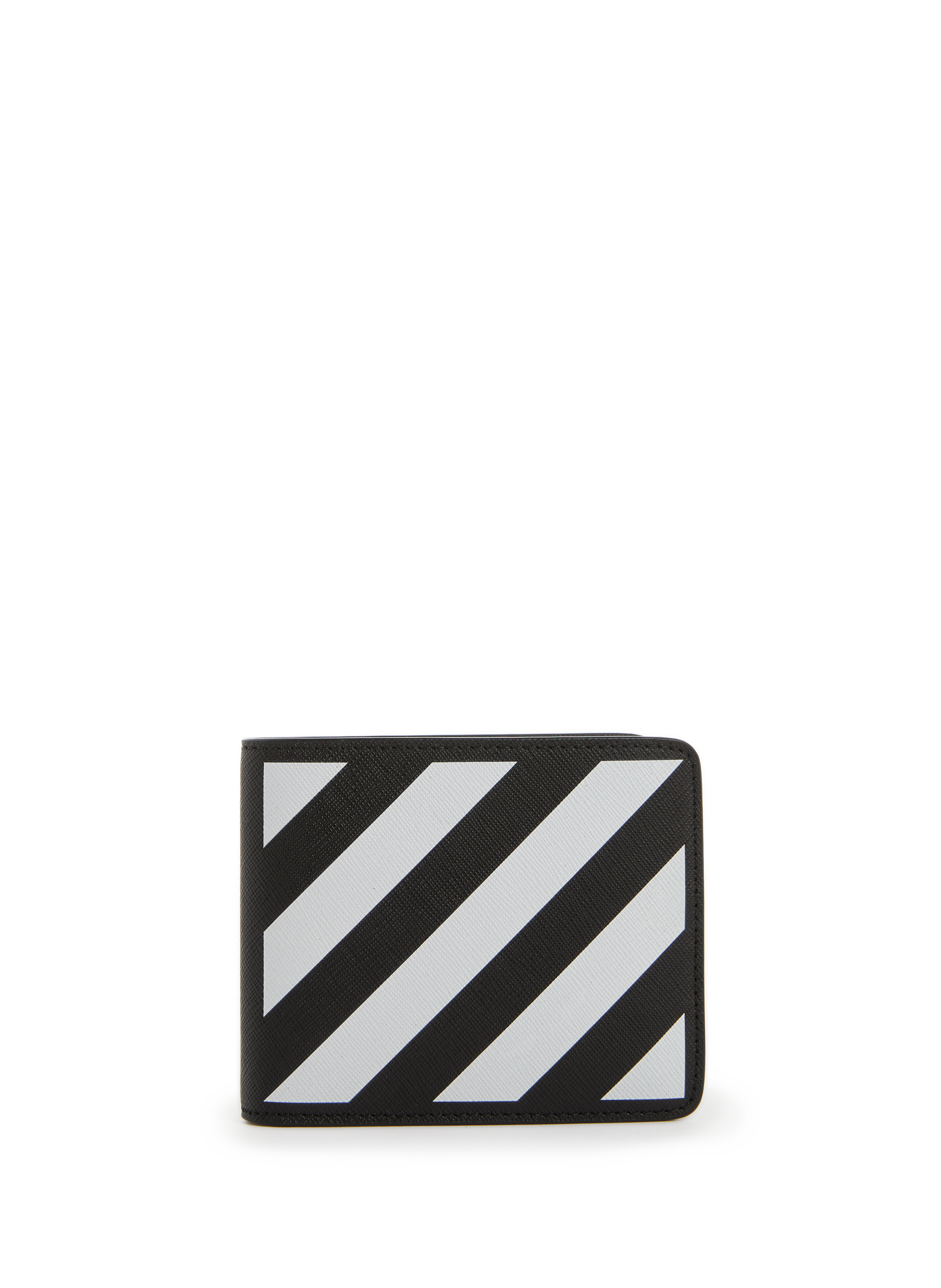 OFF-WHITE Striped wallet Black