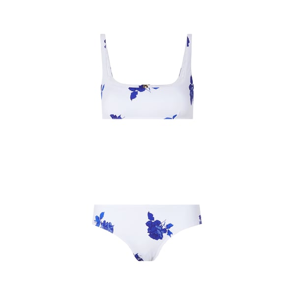 Maillot de bain deux pièces à imprimé