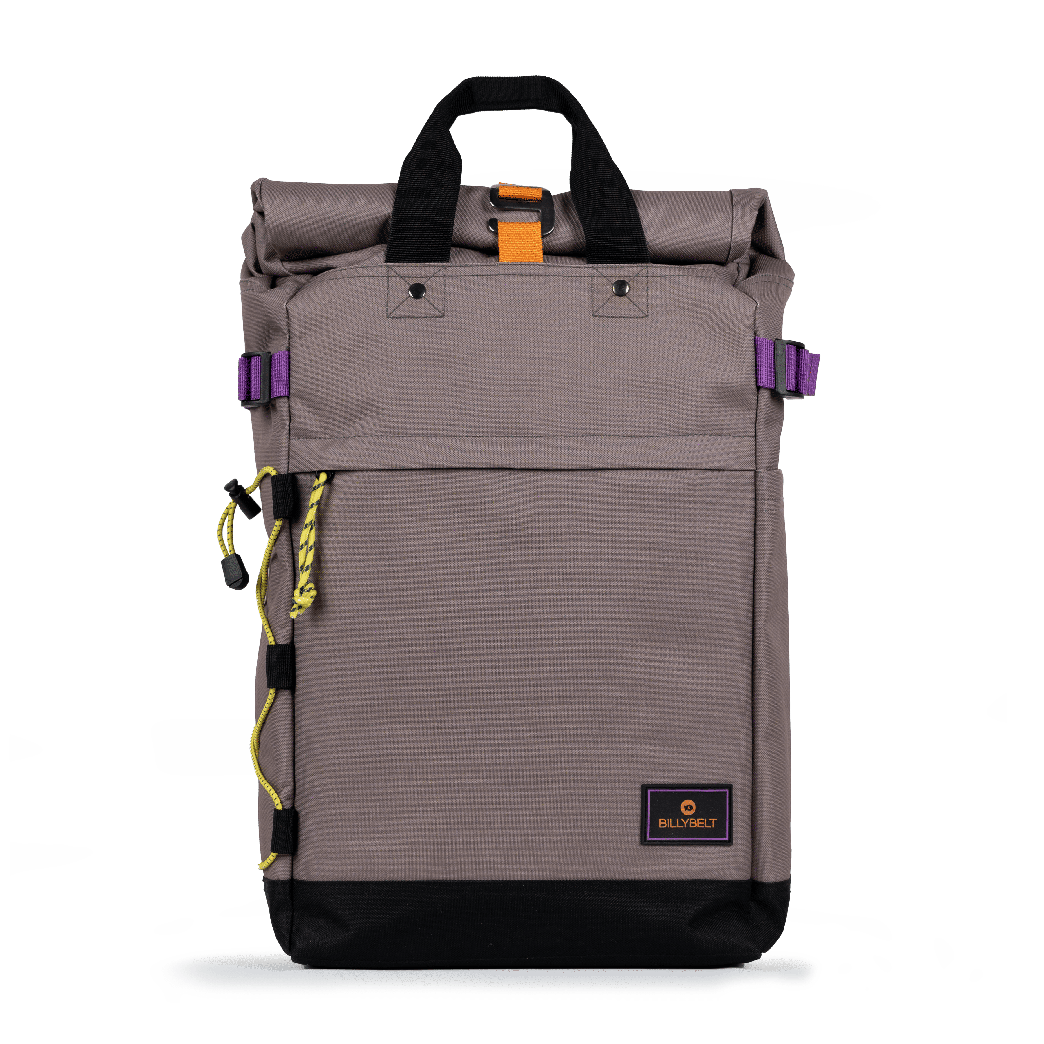 Sac à dos en polyester recyclé rolltop BILLYBELT Marron