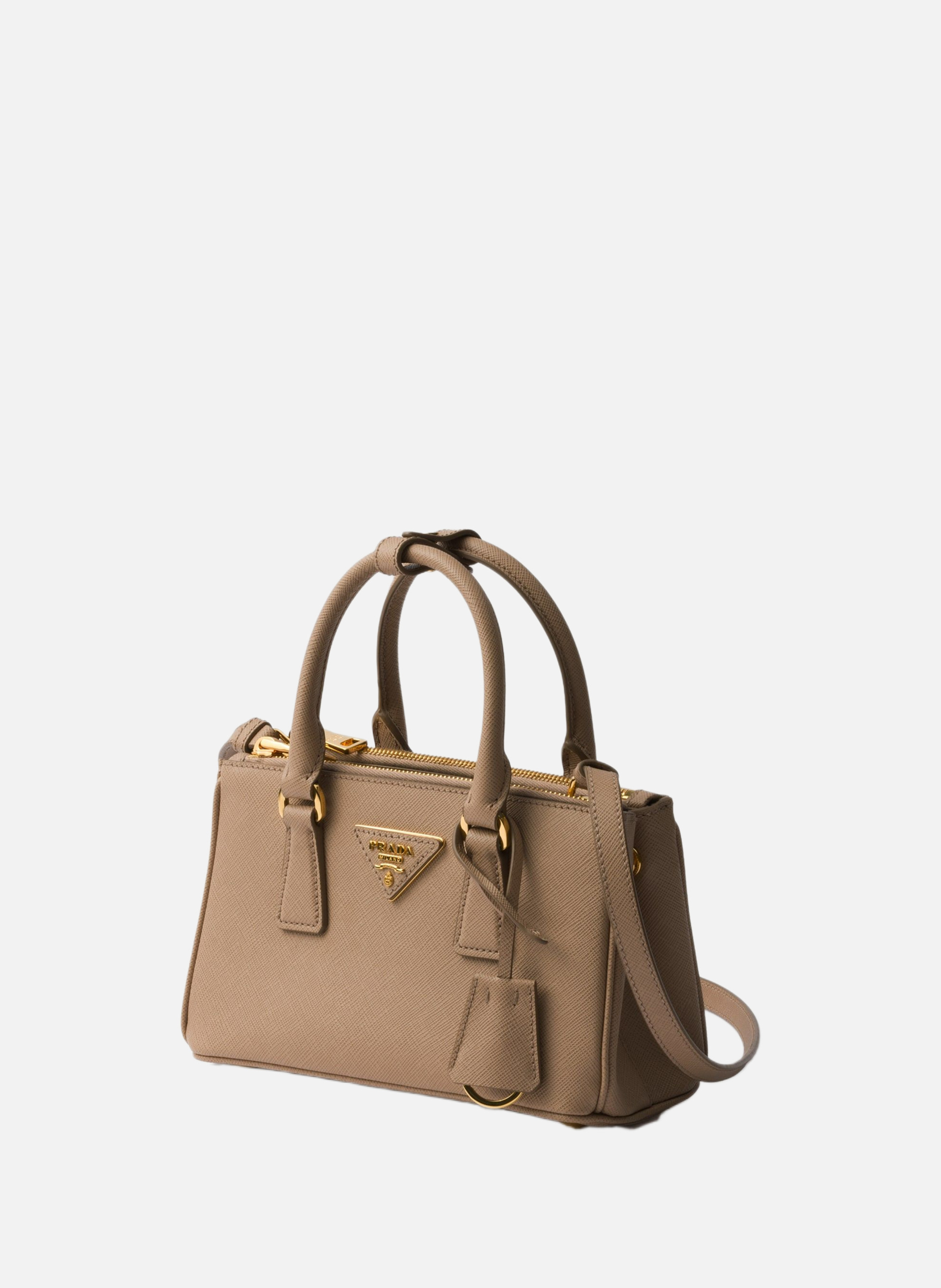 Mini sac en cuir saffiano prada galleria PRADA Rose