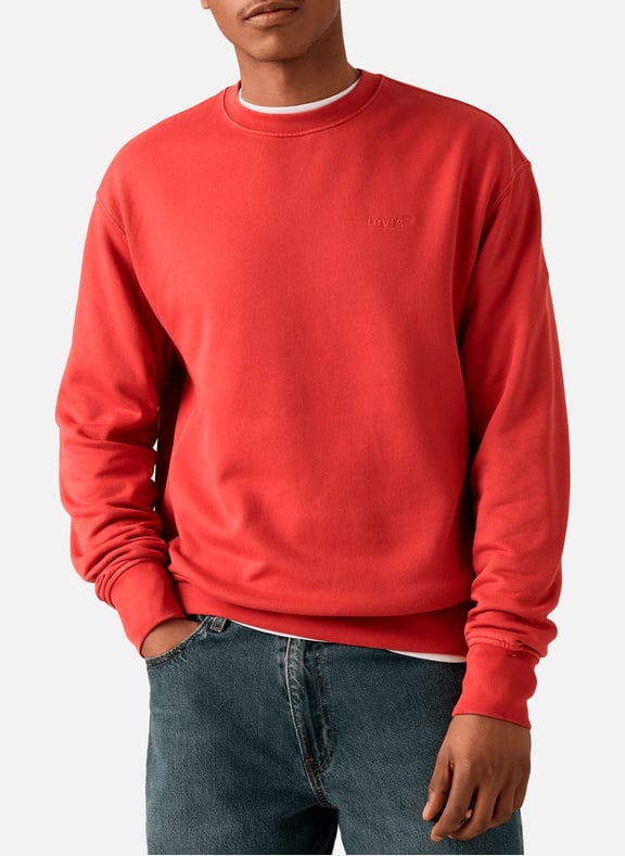Sweatshirt en coton mélangé Rouge by LEVI'S LEVI'S Sweatshirt en coton mélangé Rouge