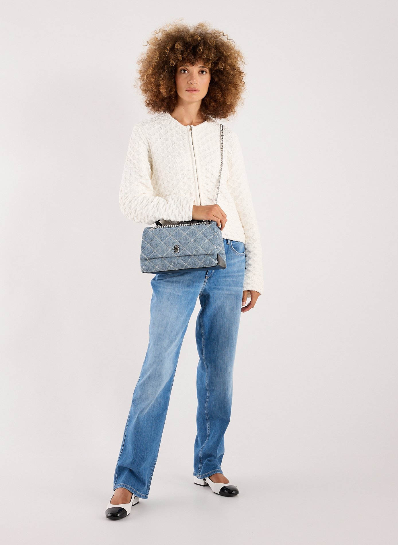 Sac à main effet jean MARC JACOBS Bleu