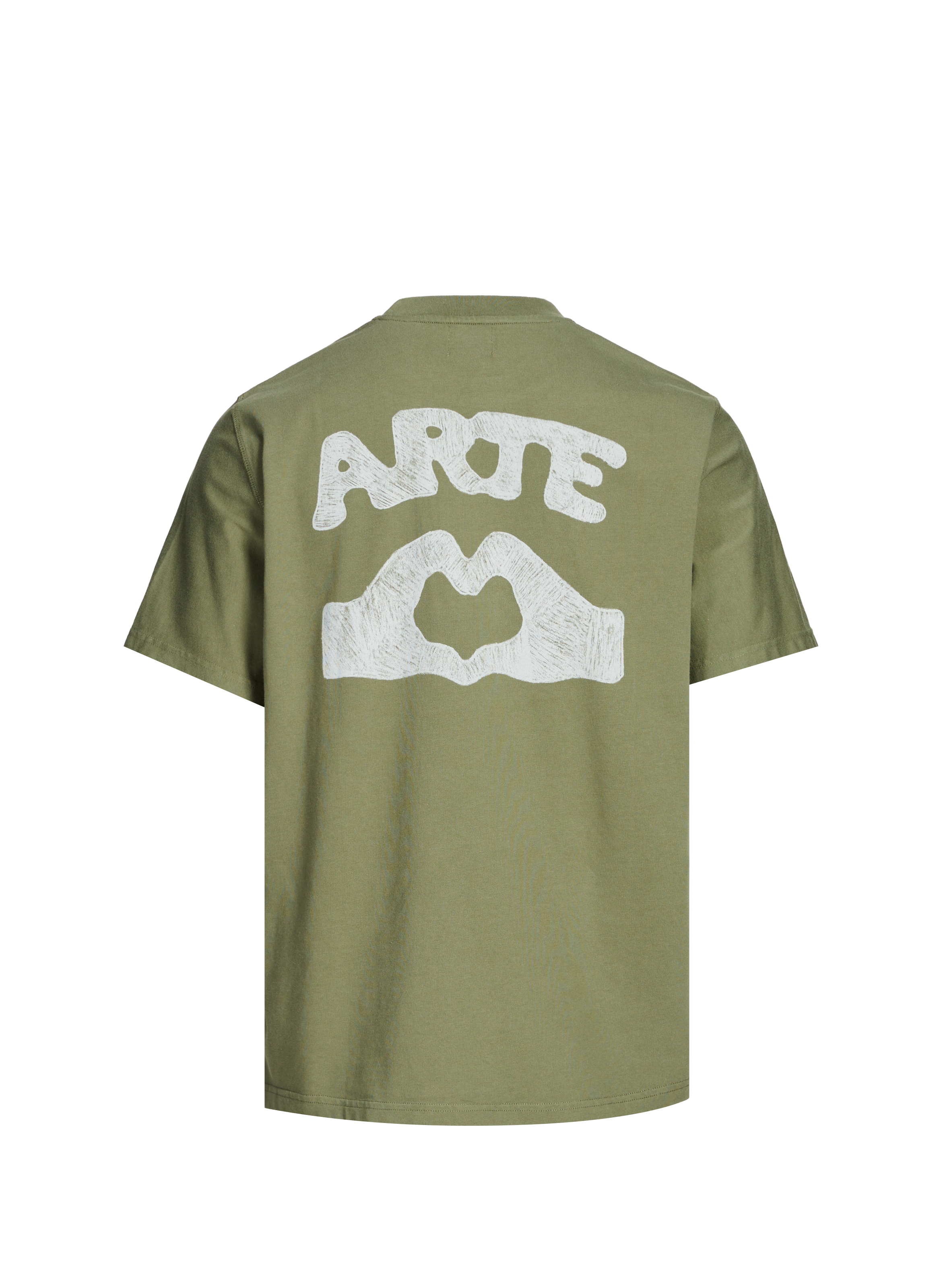 Cotton round-neck T-shirt ARTE ANTWERP Khaki