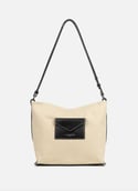 Sac seau - canvas kba  Beige - noir
