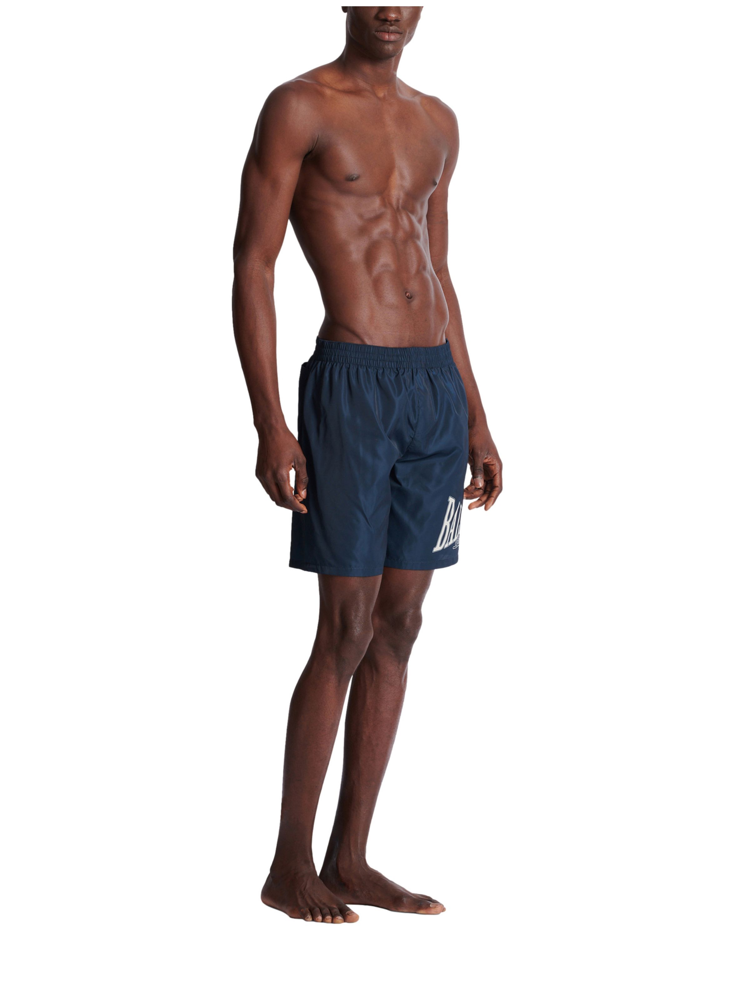 Short de bain avec logo balmain college BALMAIN Bleu