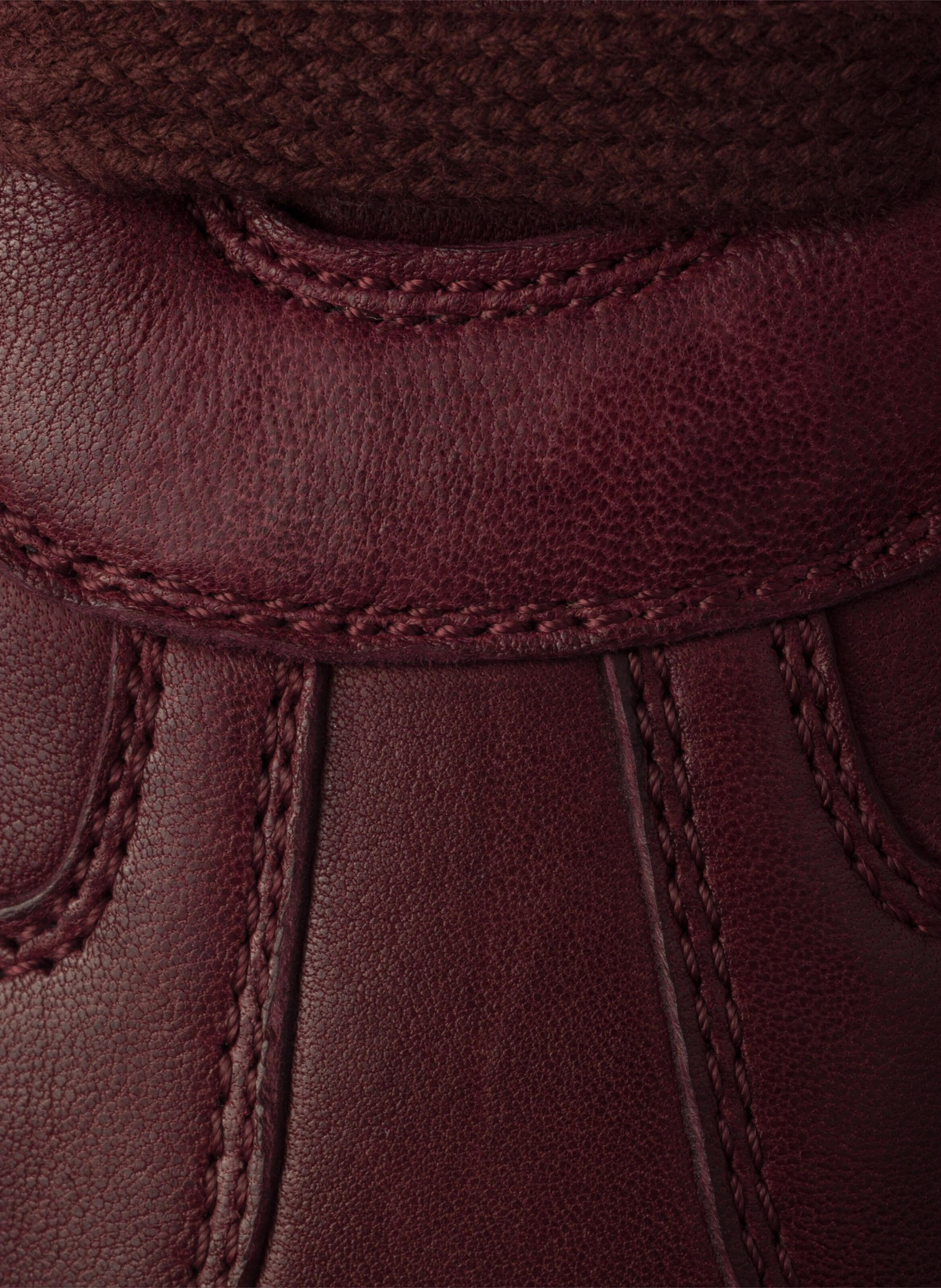 Baskets montecarlo re-edition 2005 en cuir nappa v PRADA Rouge