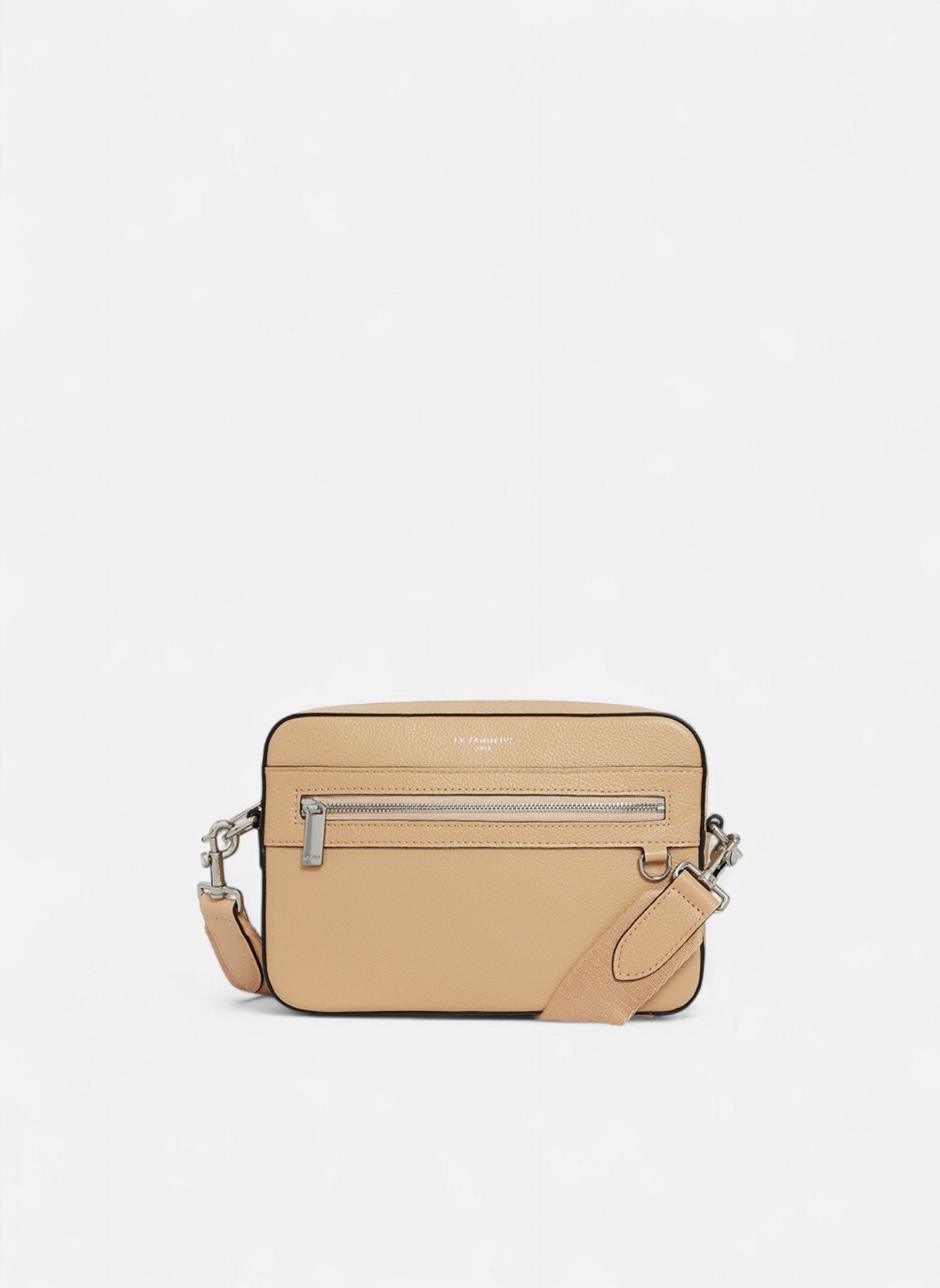 Petite sacoche emile en cuir grainé LE TANNEUR Beige