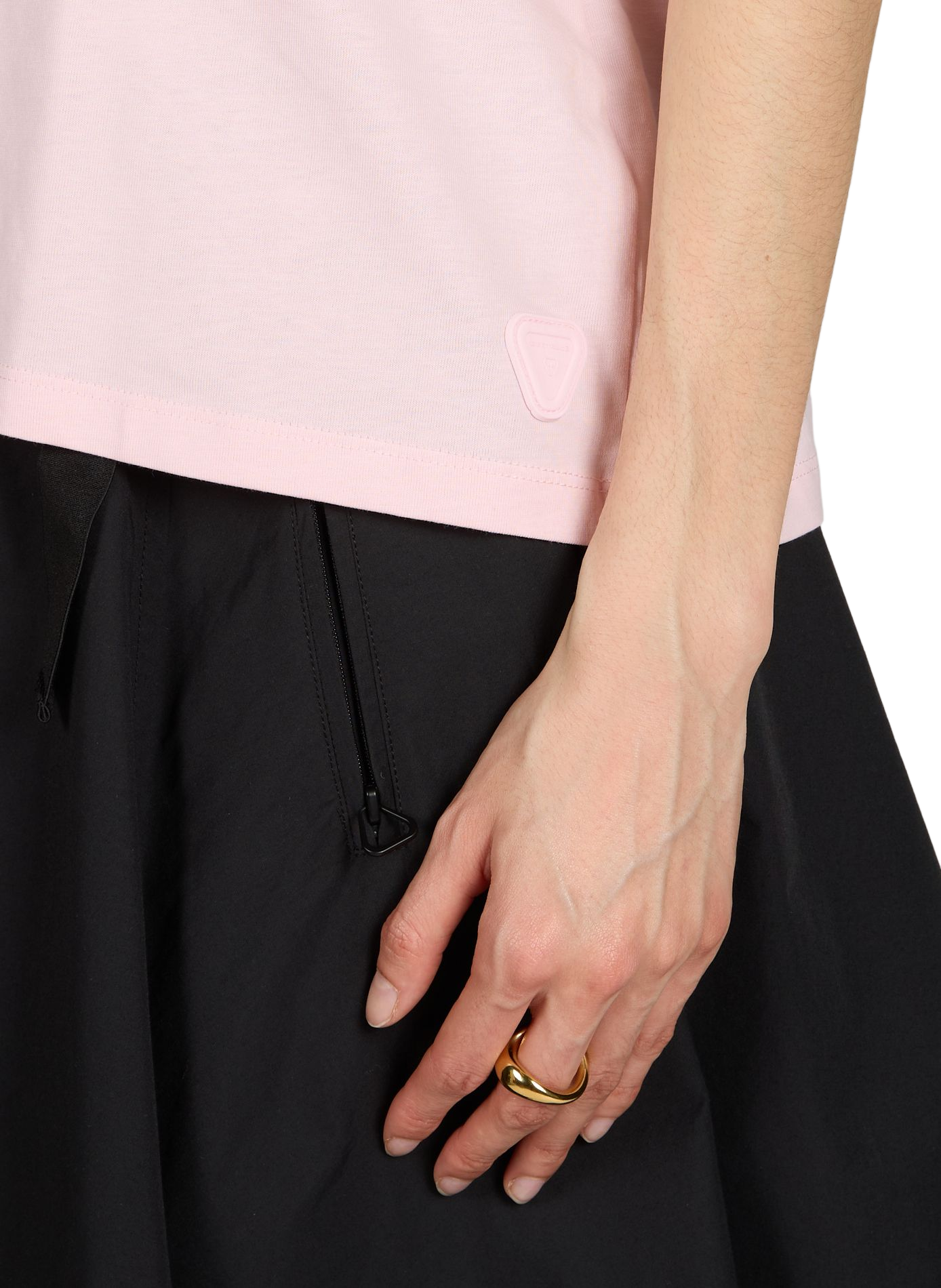 Straight T-shirt with screen-printed logo GERTRUDE ET GASTON Pink