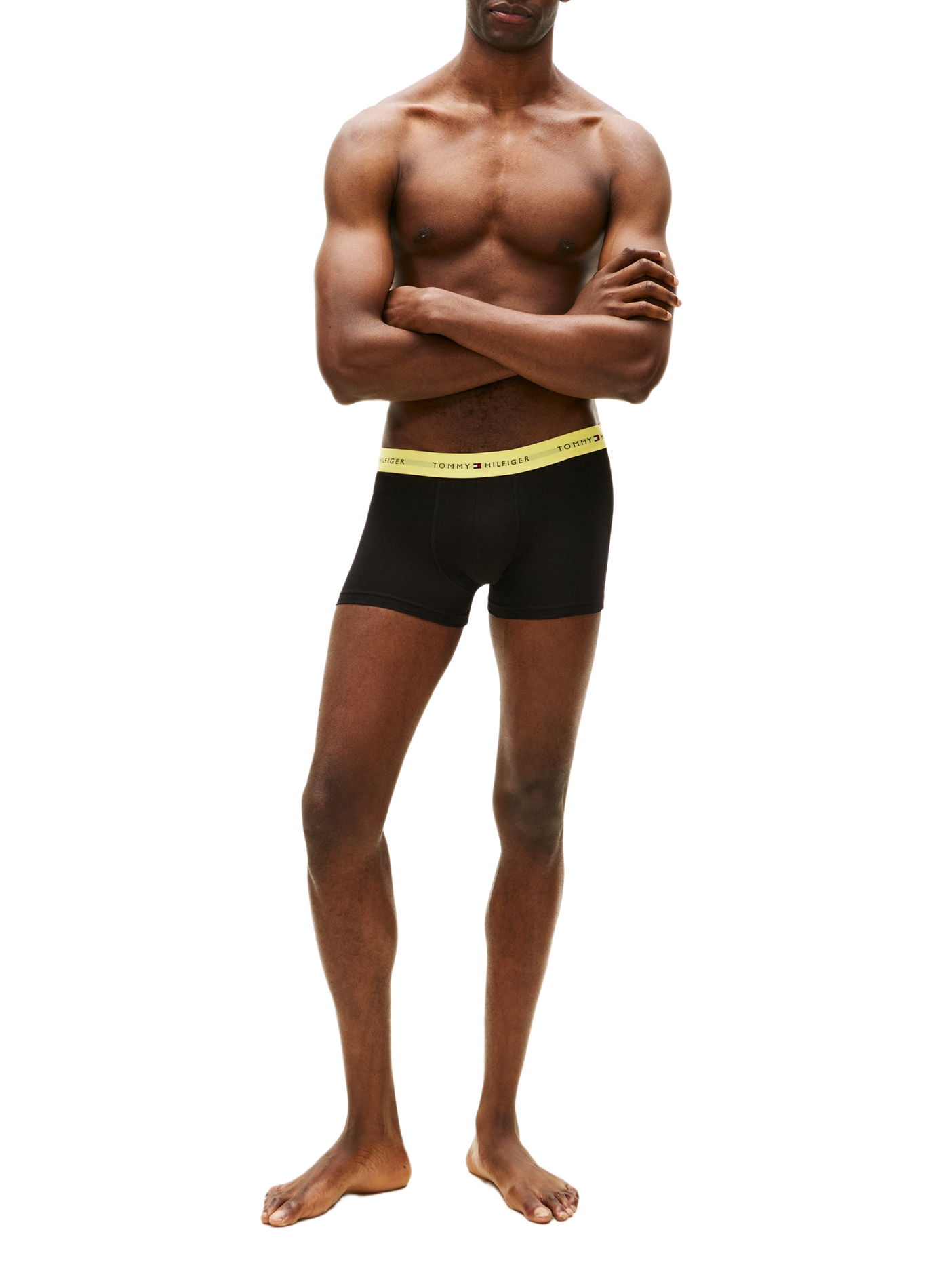 Set of 3 mixed cotton boxer shorts TOMMY HILFIGER Black