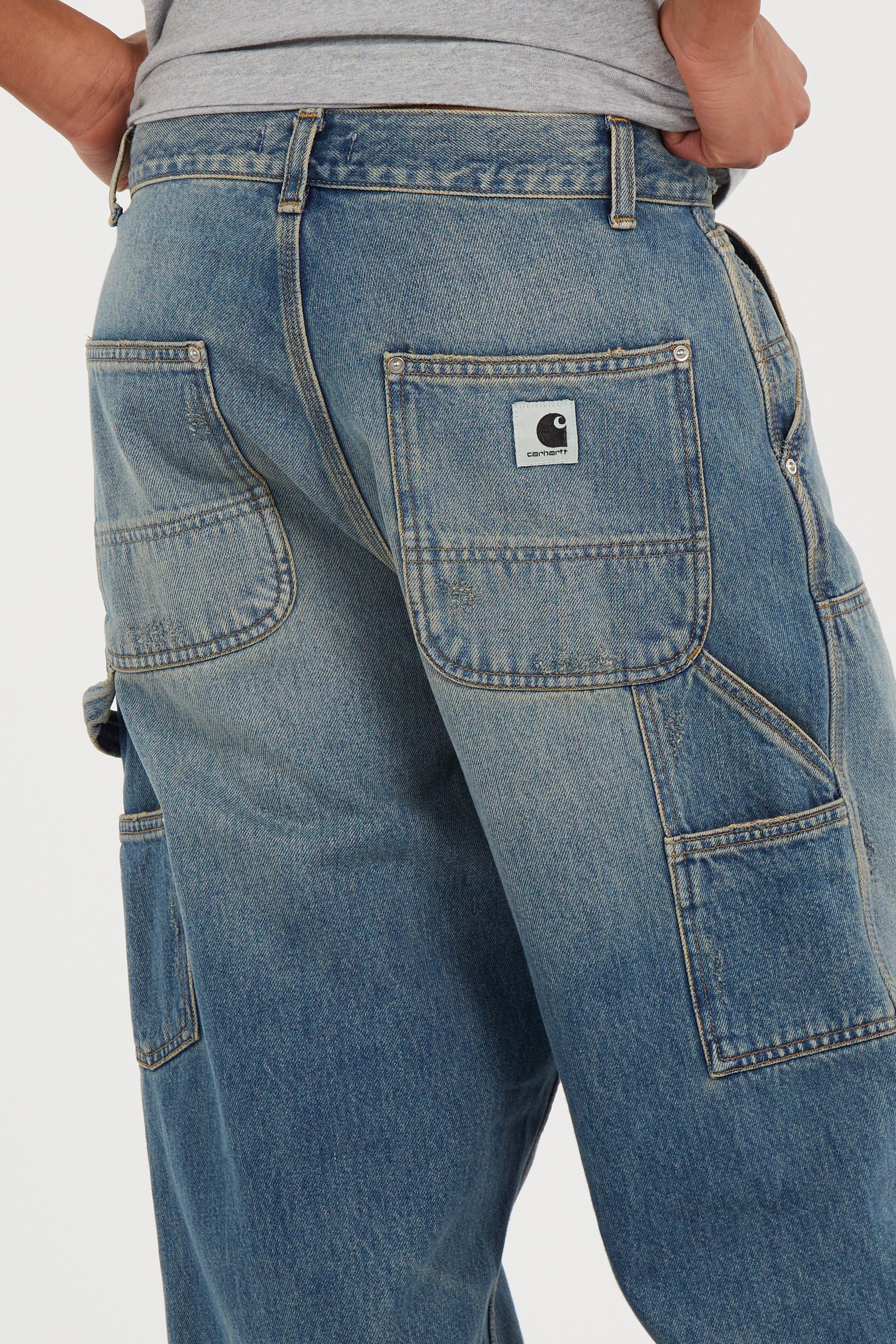 Jean w' brandon double knee pant CARHARTT WIP Bleu