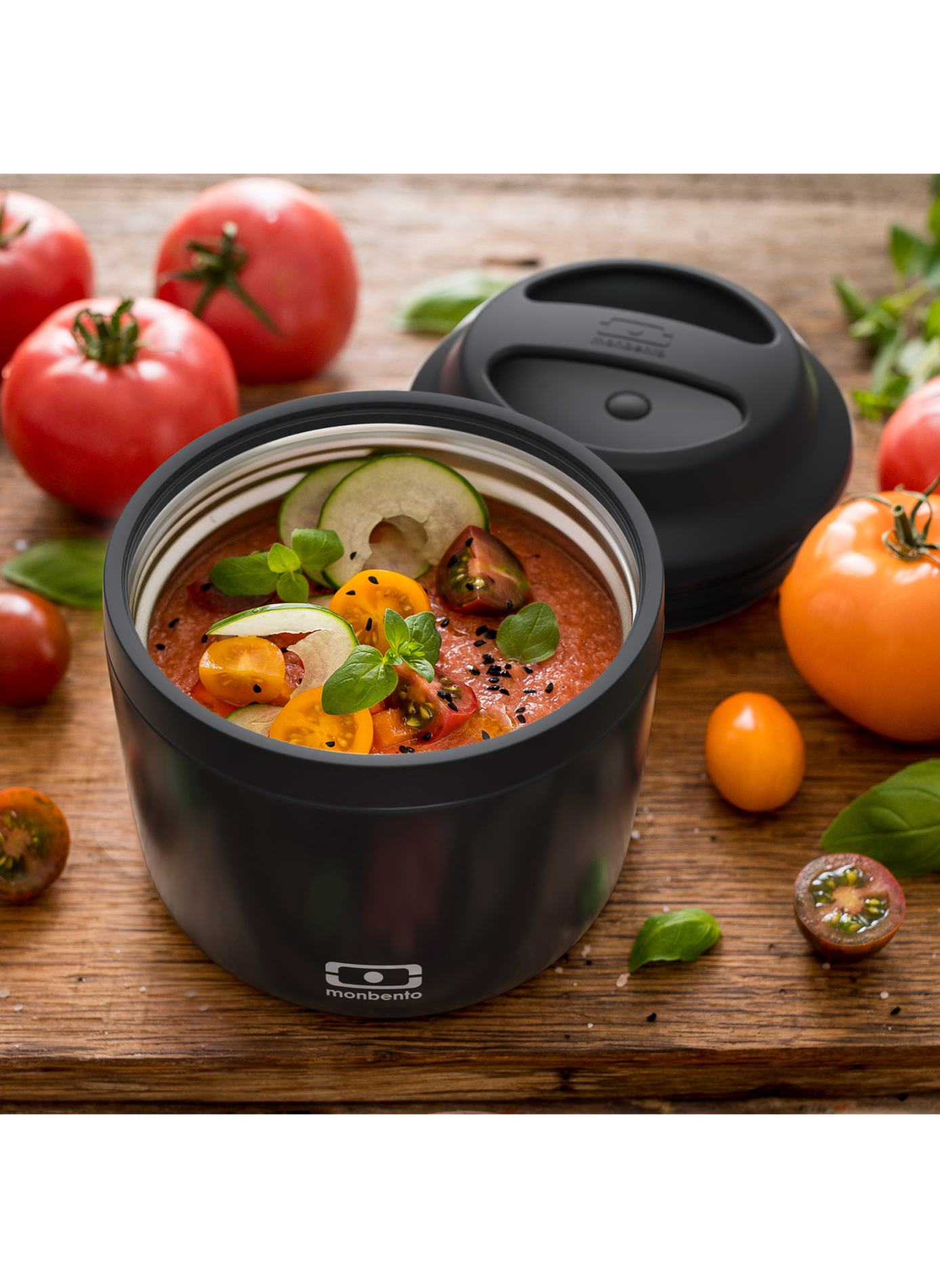 Lunch box isotherme Element 55 cl MONBENTO Noir