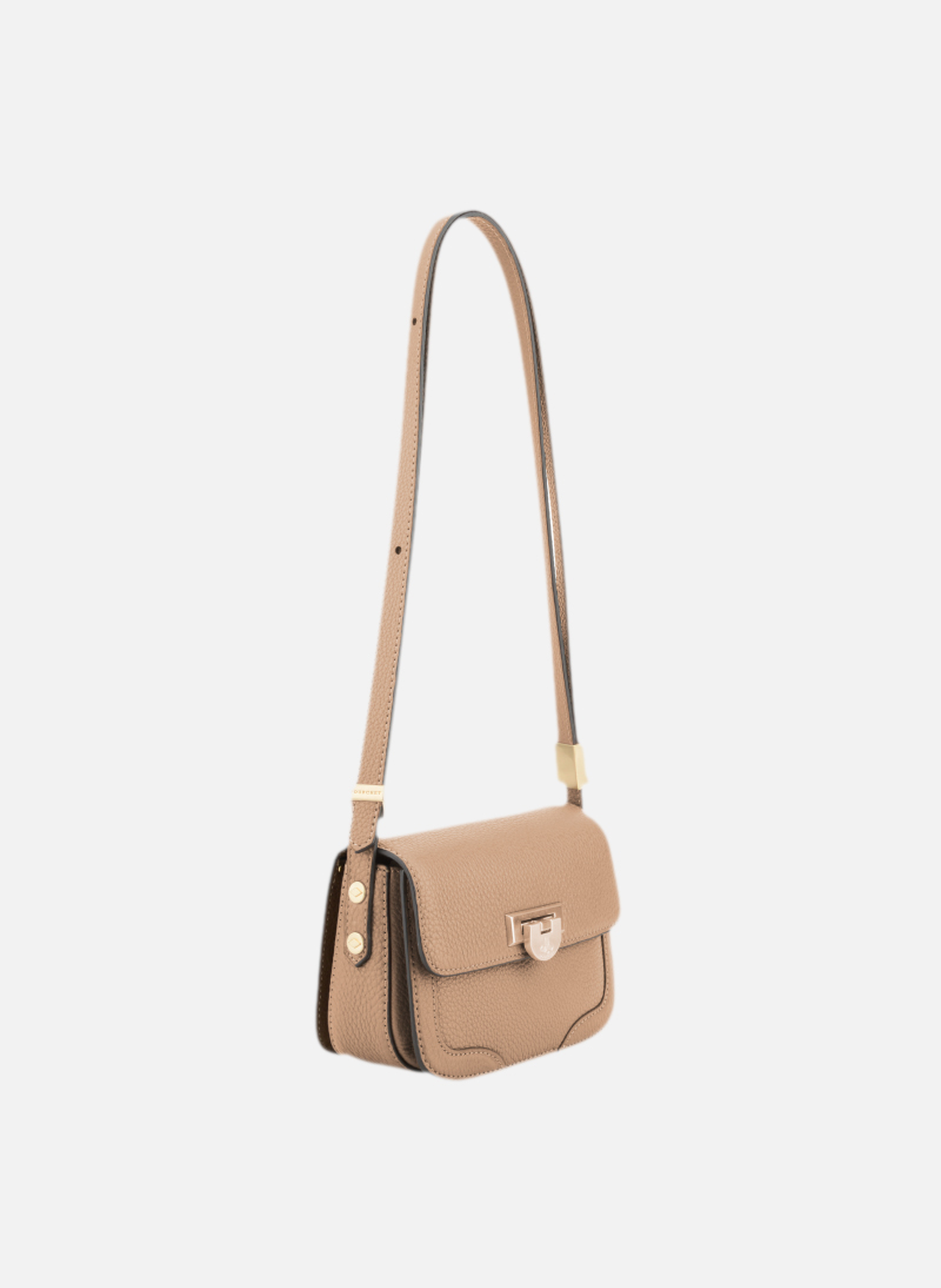 Auteuil | sac besace en cuir de vachette POURCHET Marron