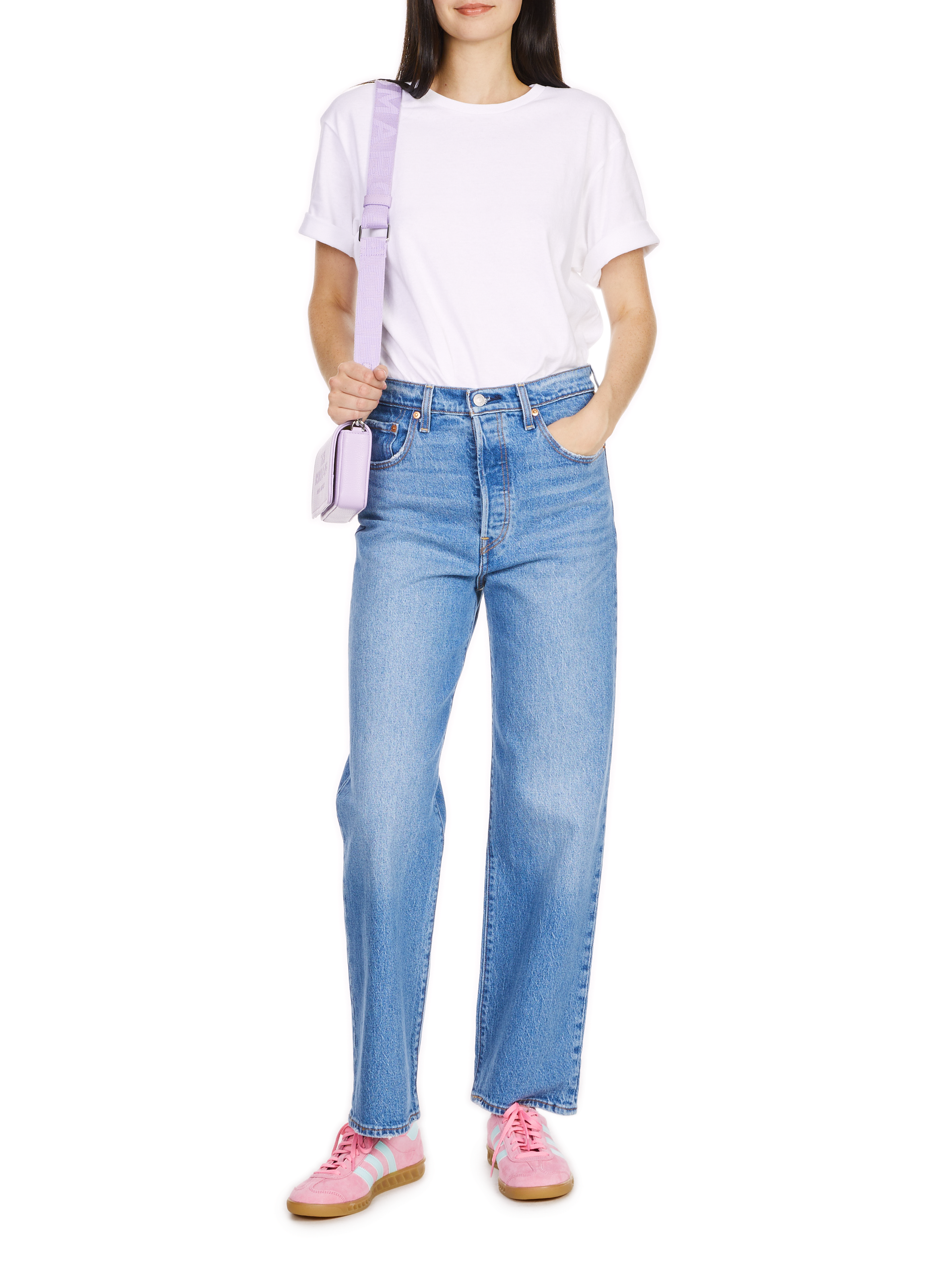 Jean droit taille haute  LEVI'S Bleu