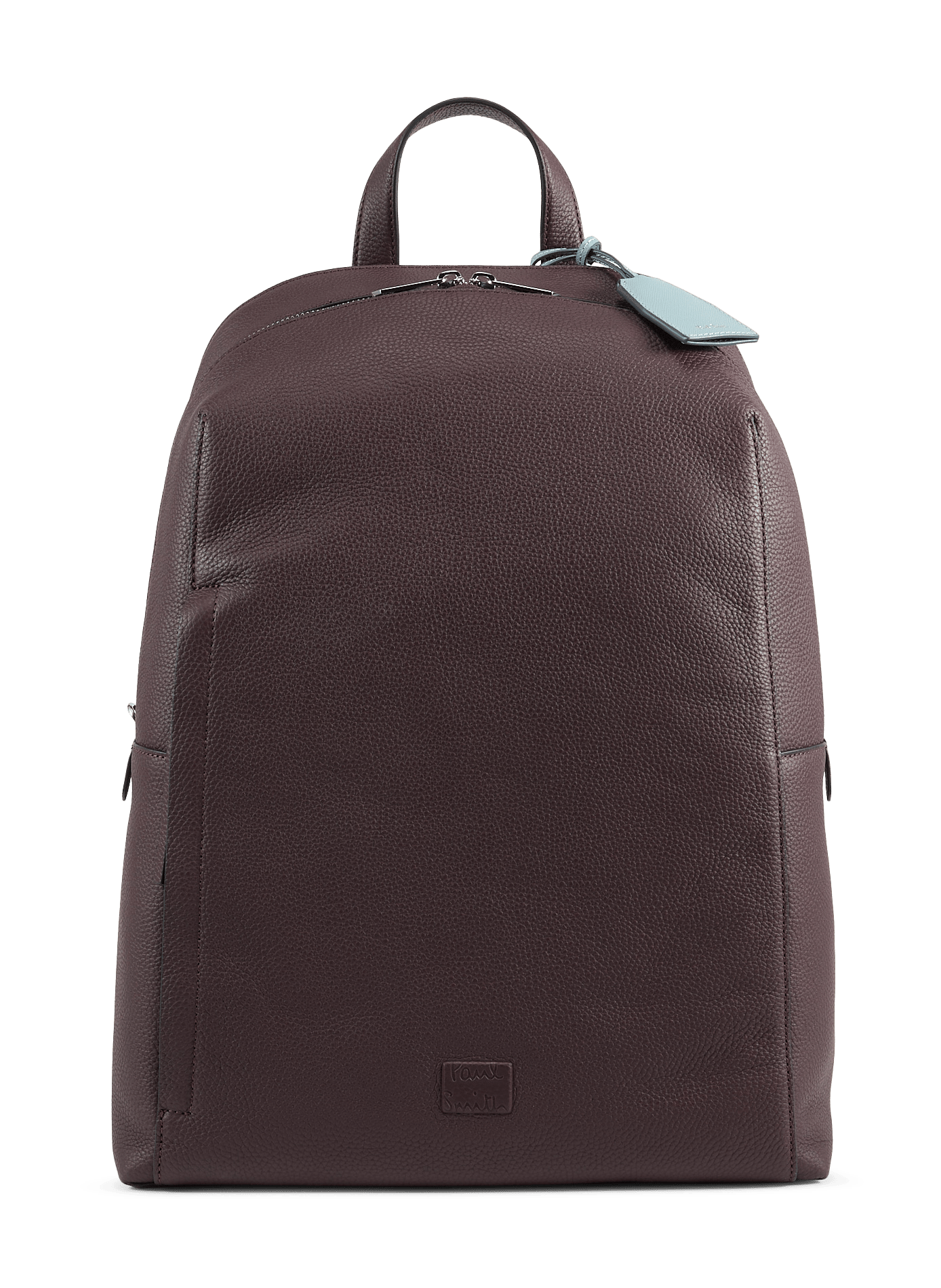 Rucksack aus genarbtem Leder PAUL SMITH Rot