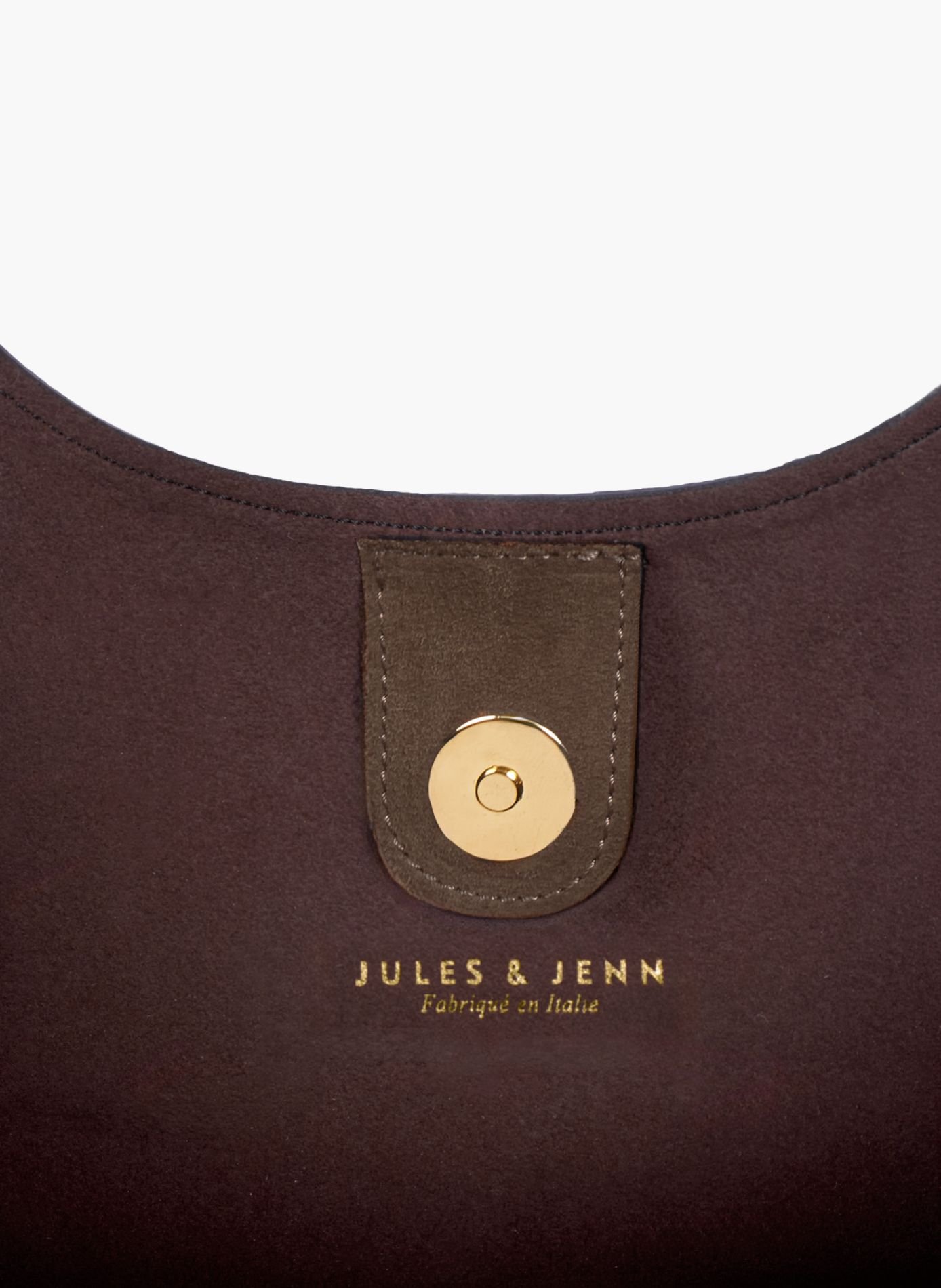 Sac cabas sybil cuir daim JULES & JENN Marron