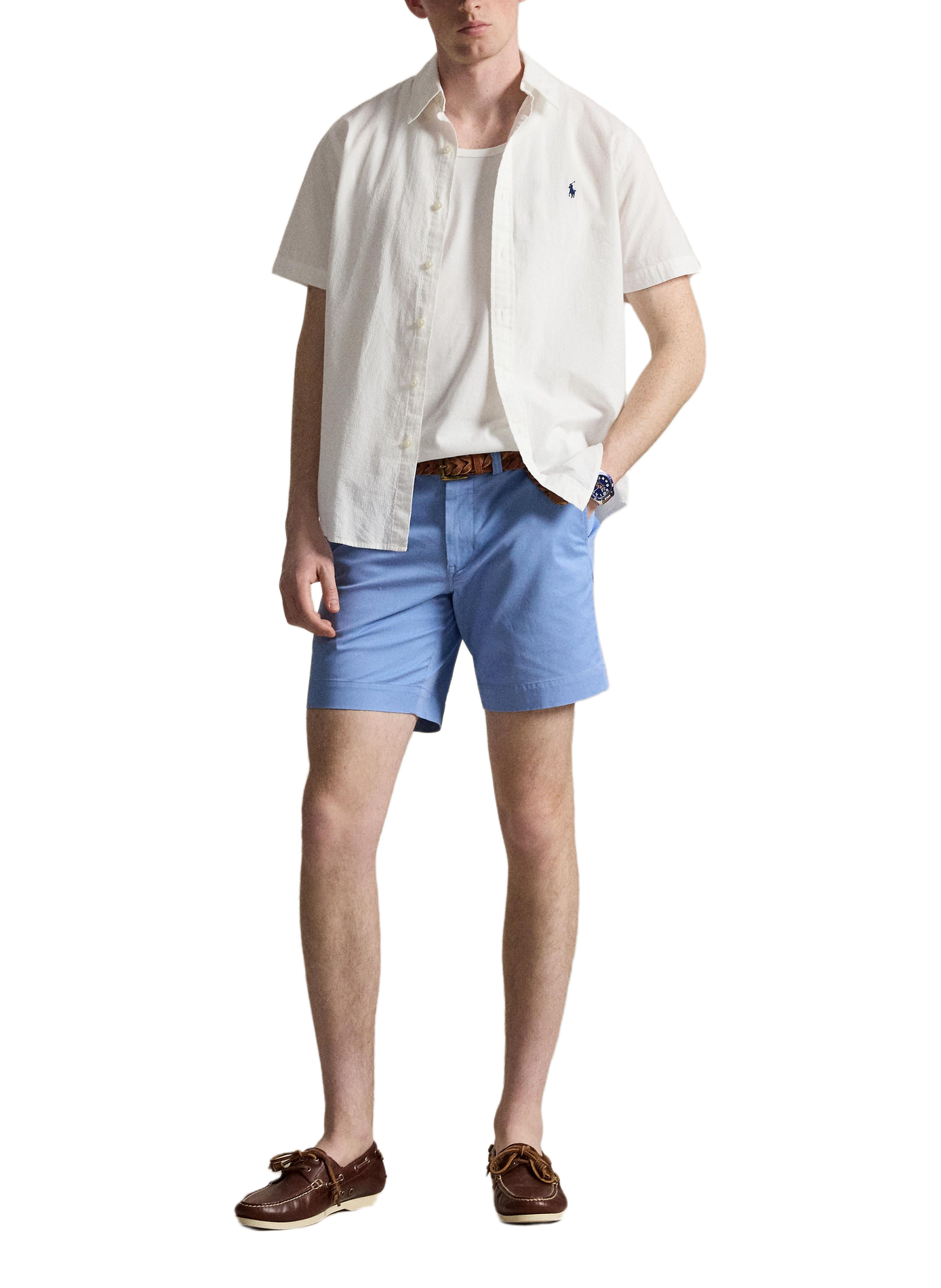 Short en coton POLO RALPH LAUREN Bleu