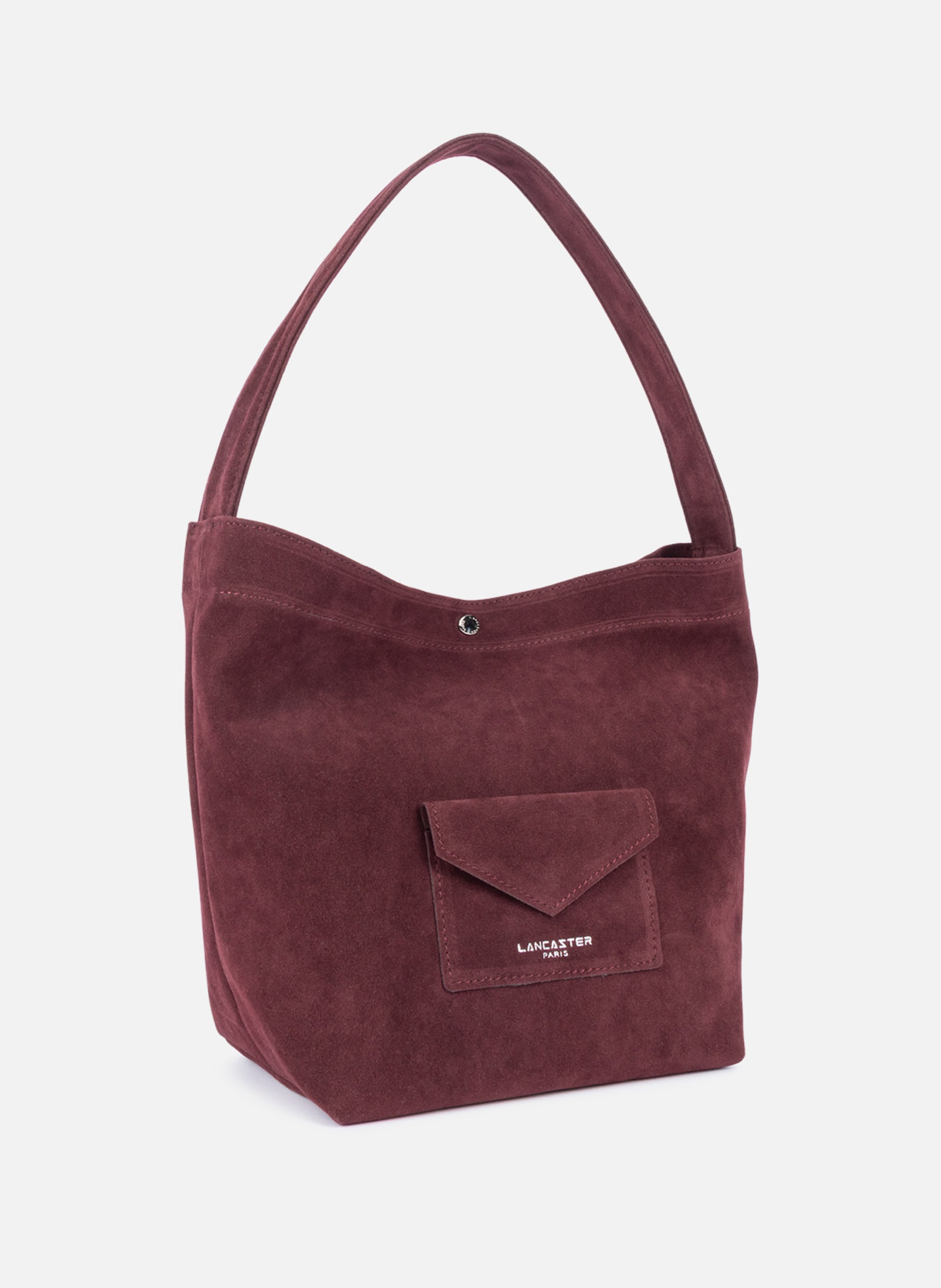 Mini sac seau - suédine kba LANCASTER Rouge