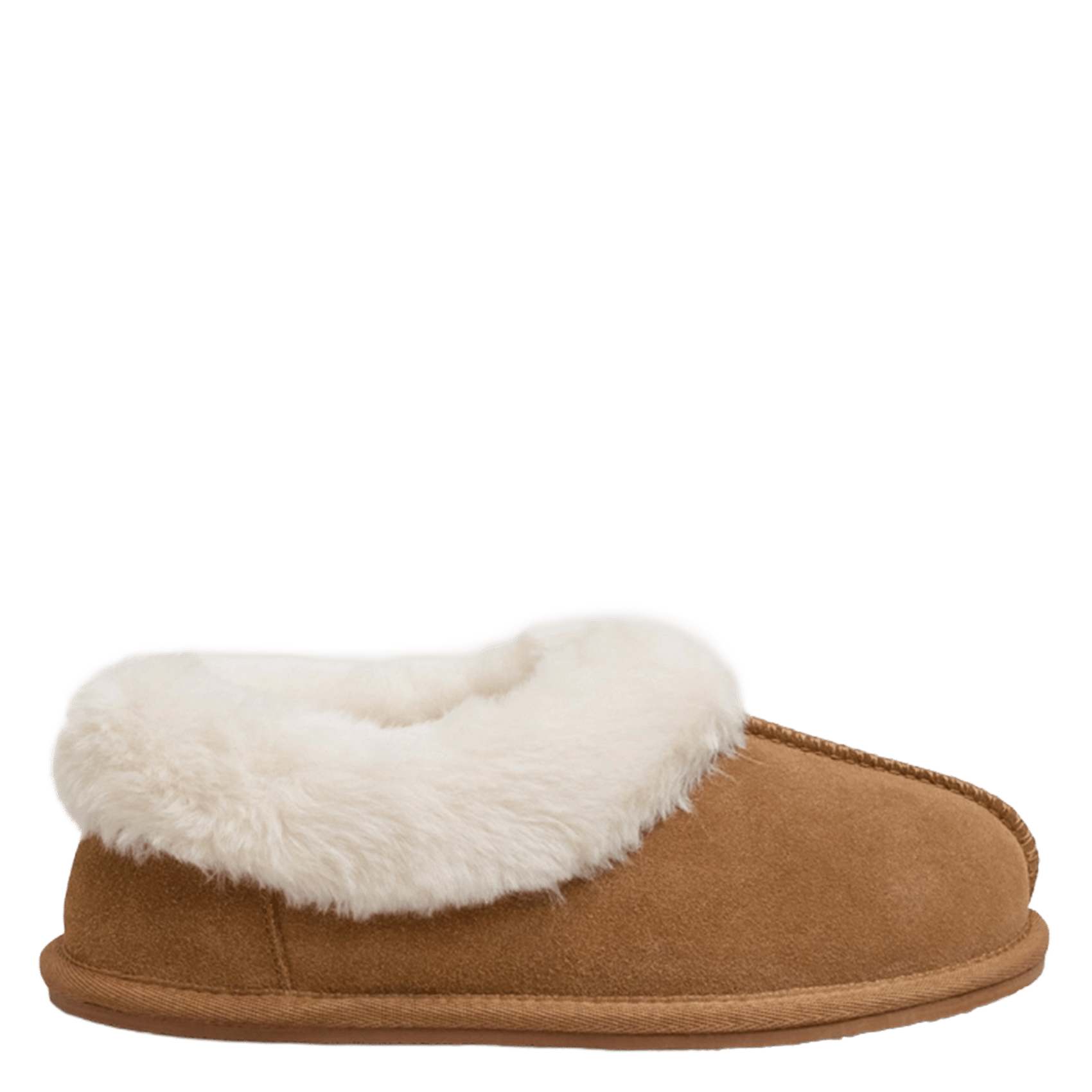 Chaussons bouts ronds en cuir mélangé joyeuse JONAK Marron