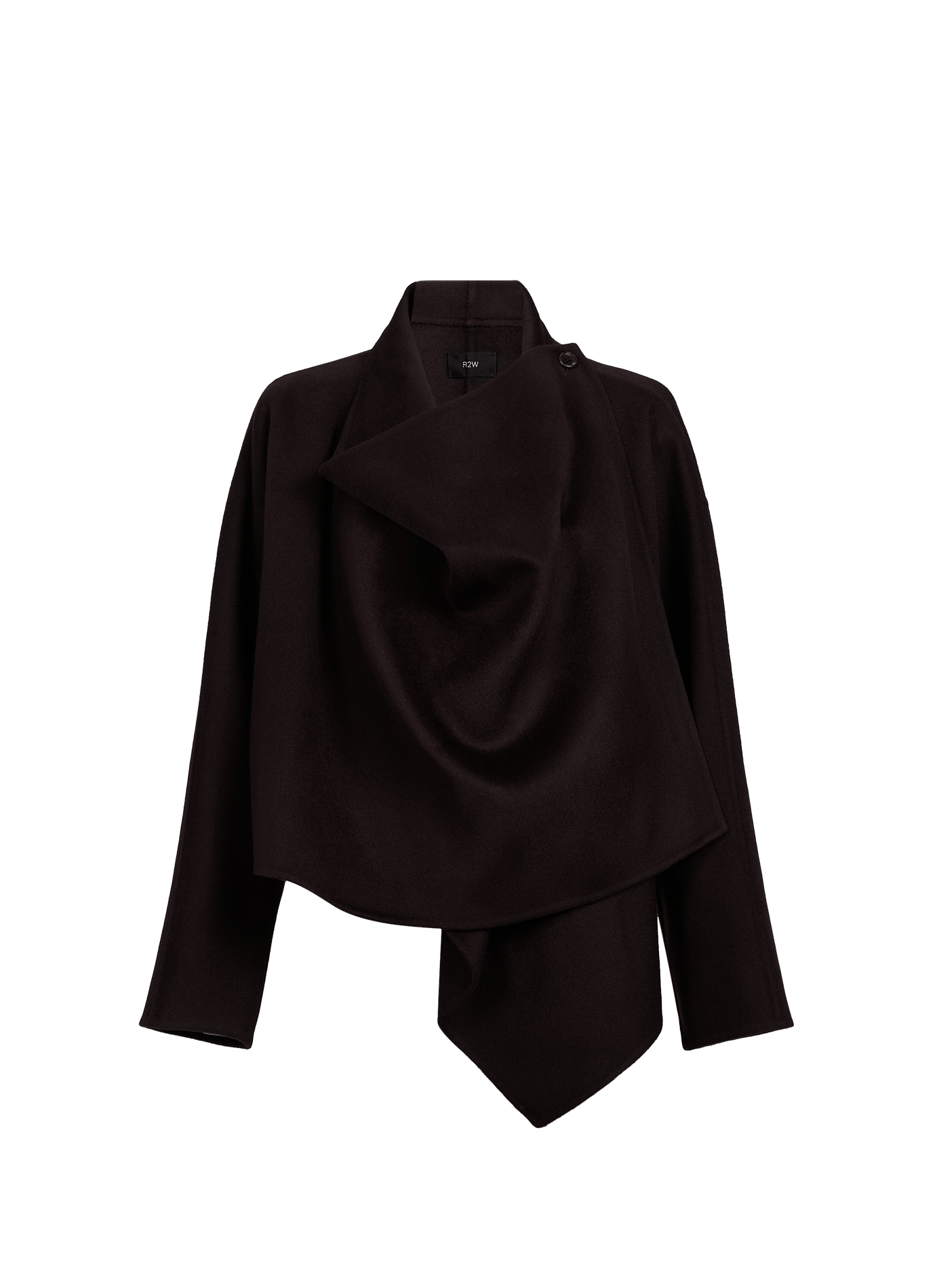 Veste légère Ratik en laine et cachemire R2W Marron