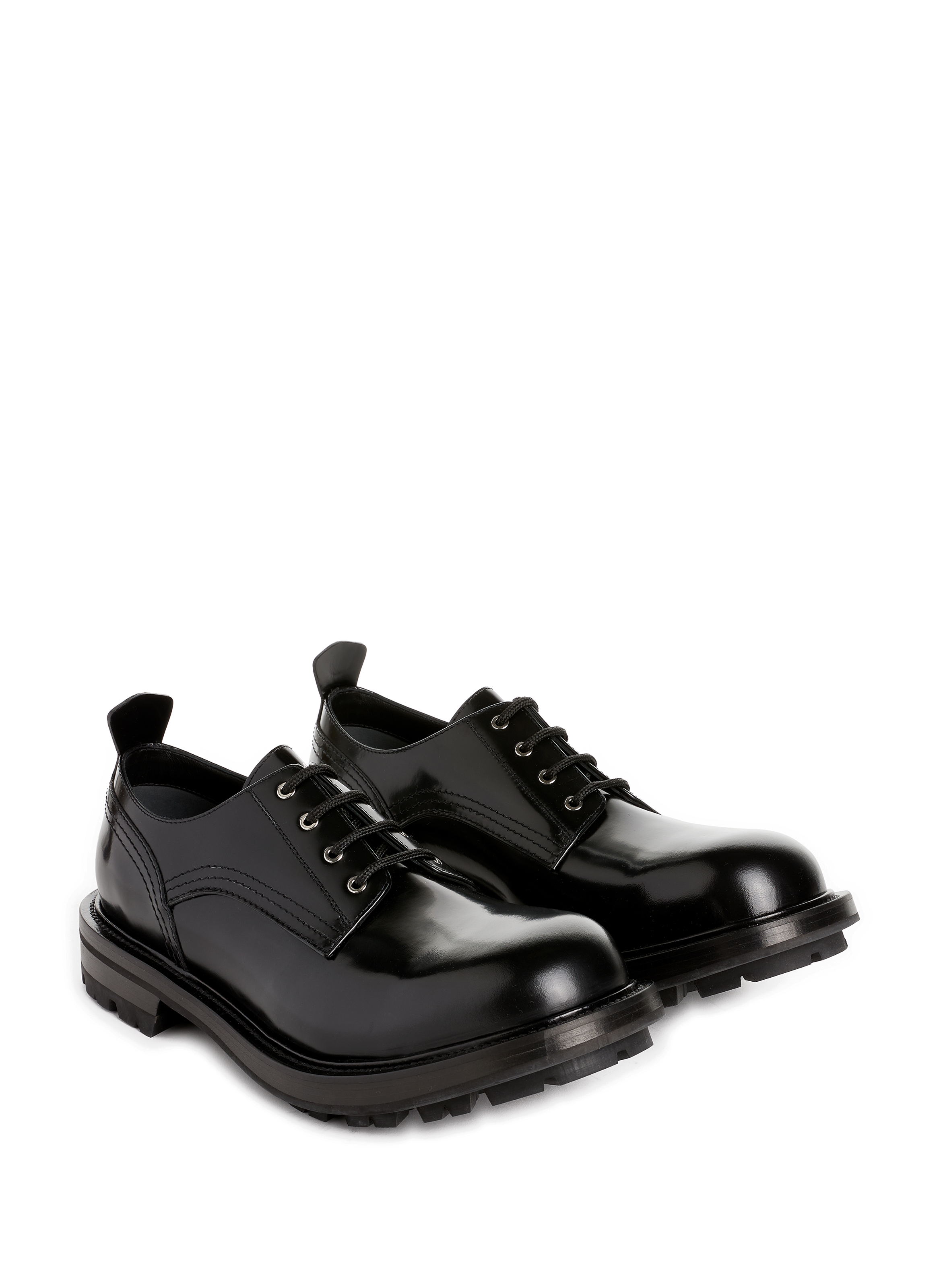 Chaussures à lacets en cuir