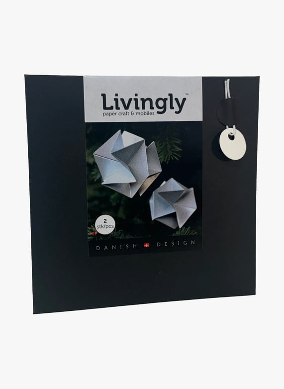 Paper Origami Set of 2 | White by LIVINGLY Paper Origami Set of 2 White