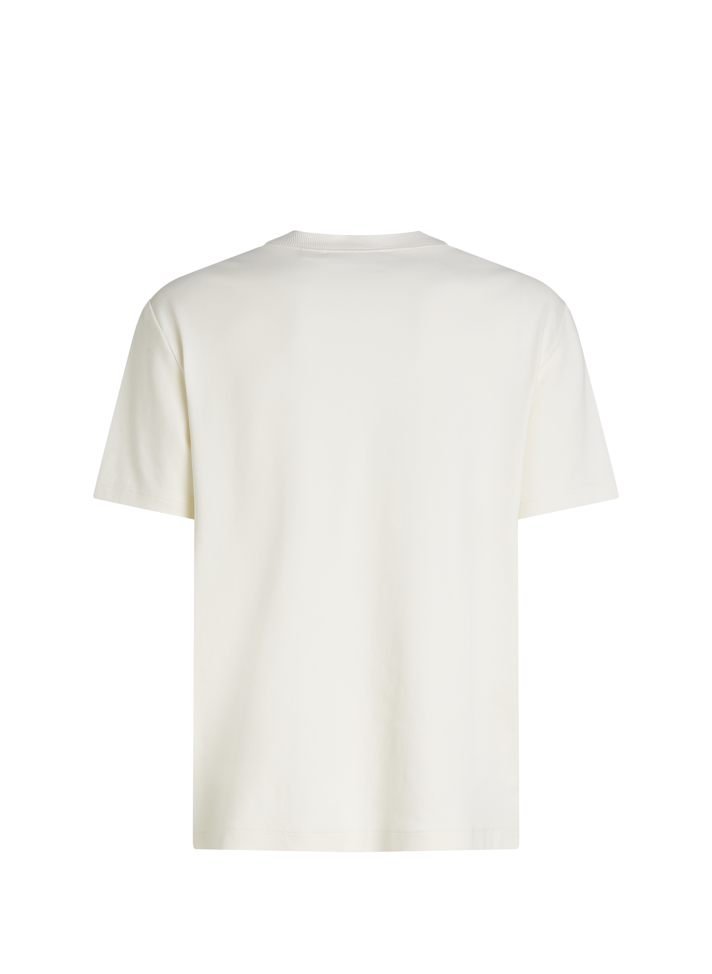  Cotton T-shirt CALVIN KLEIN Beige