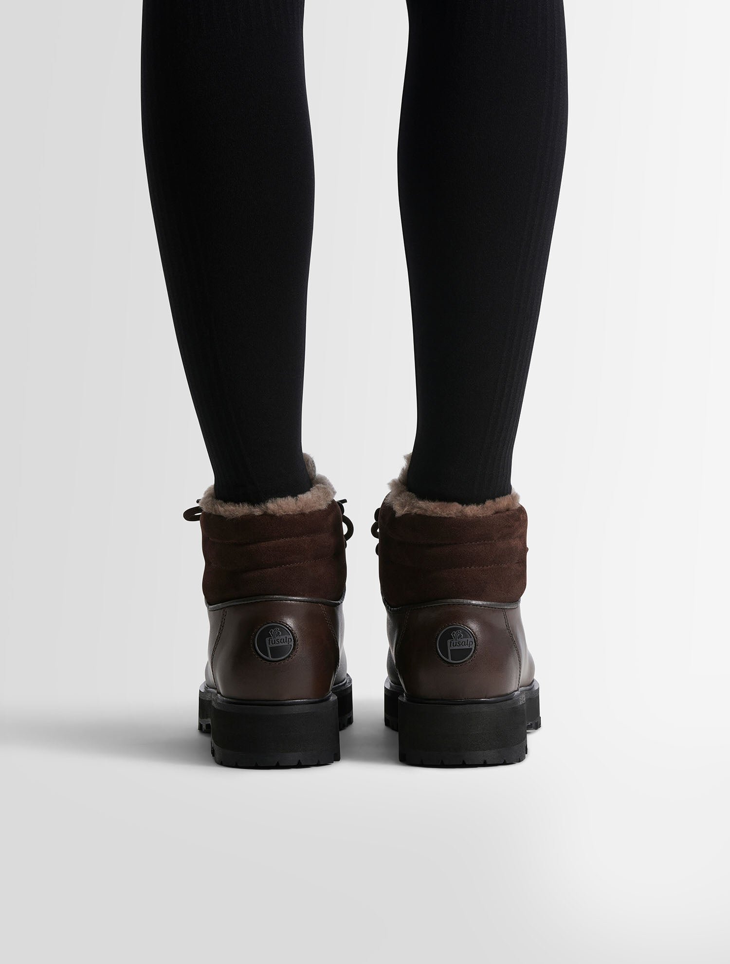 Chaussures de montagne classic boot w cuir FUSALP Beige