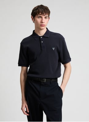 Textured cotton polo GUESS Textured cotton polo GUESS