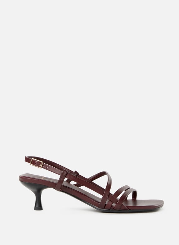 Sandales à talons Jonna Rouge by VAGABOND SHOEMAKERS VAGABOND SHOEMAKERS Sandales à talons Jonna Rouge