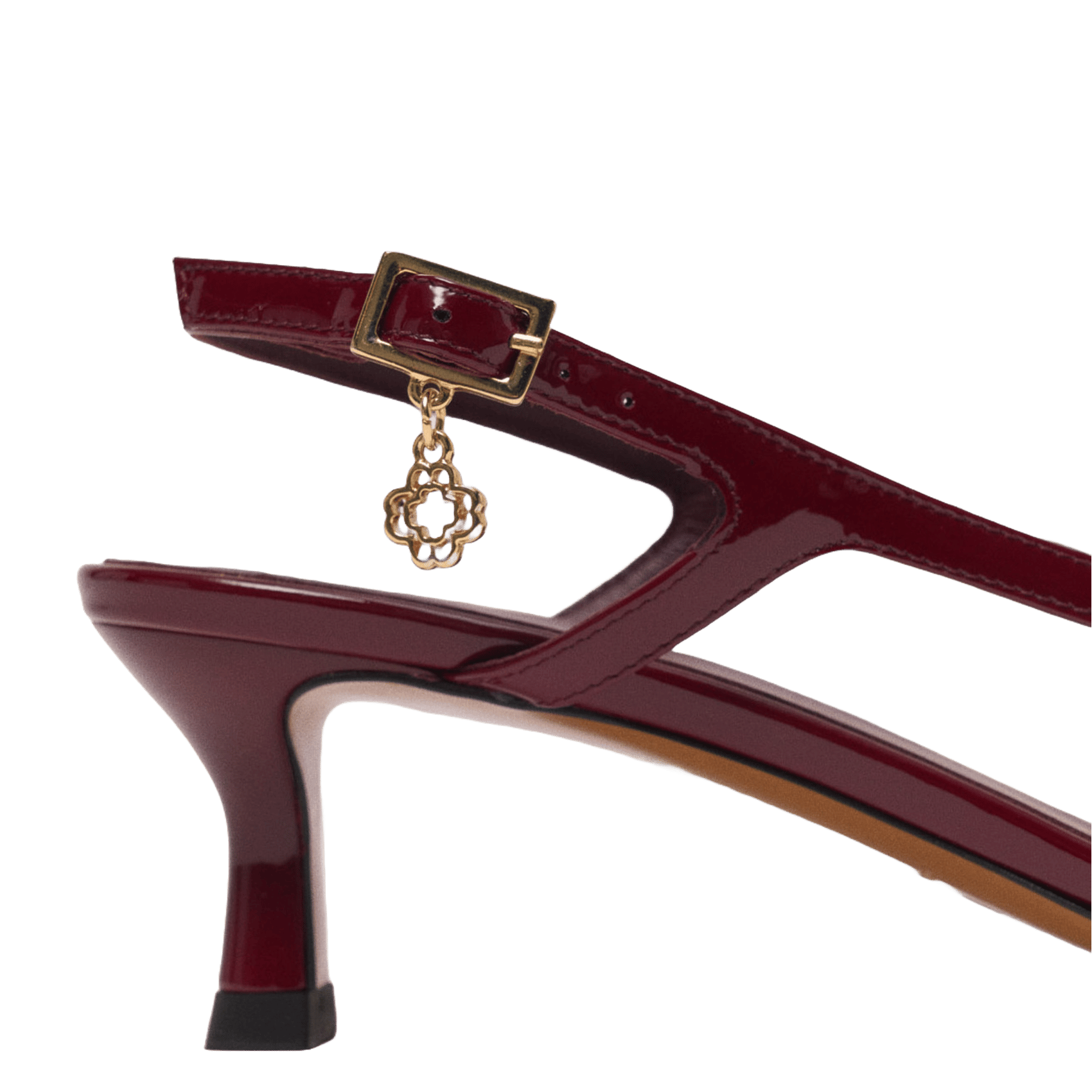 Escarpins en cuir MAJE Rouge