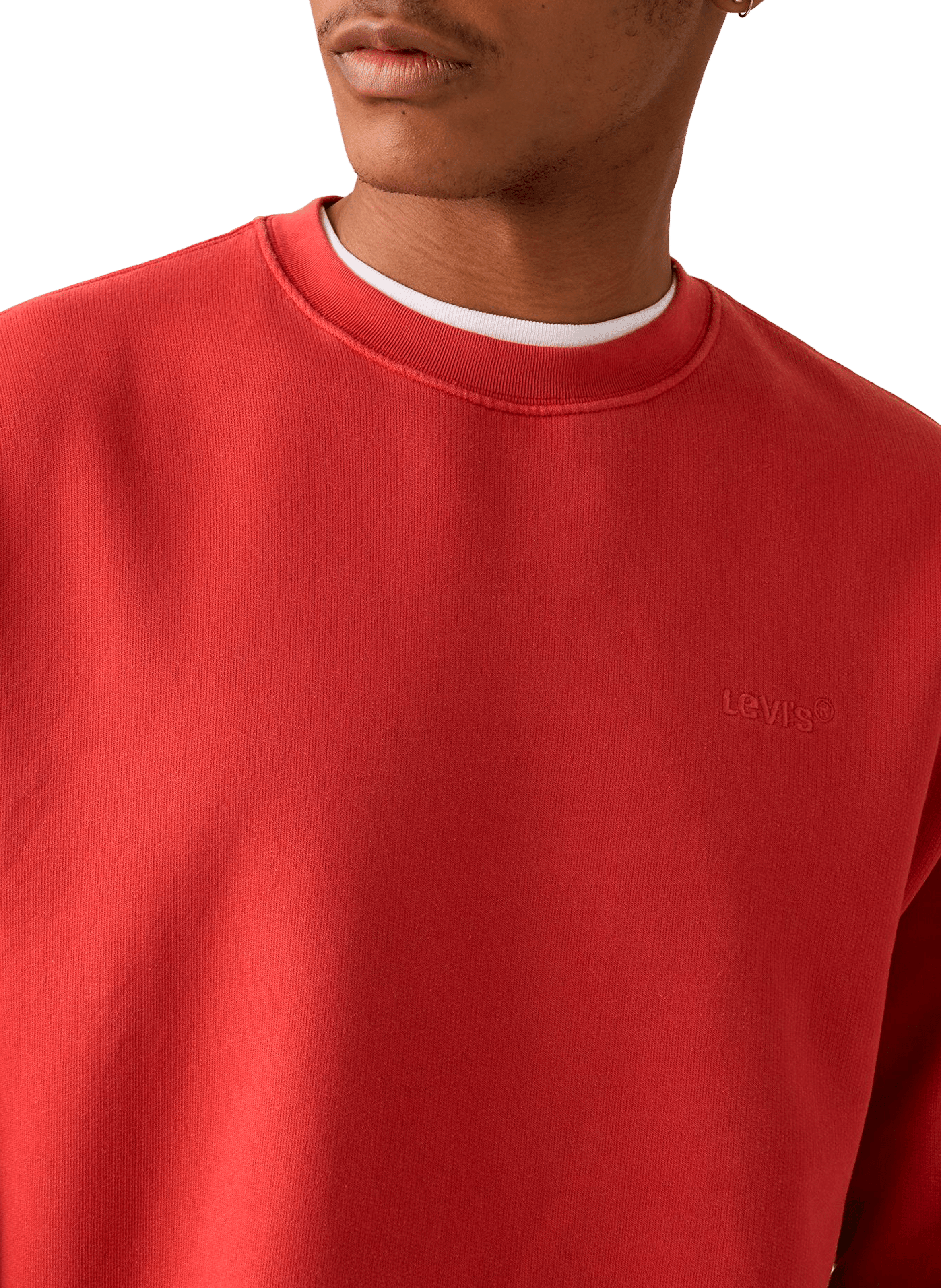 Cotton sweatshirt LEVI'S Red