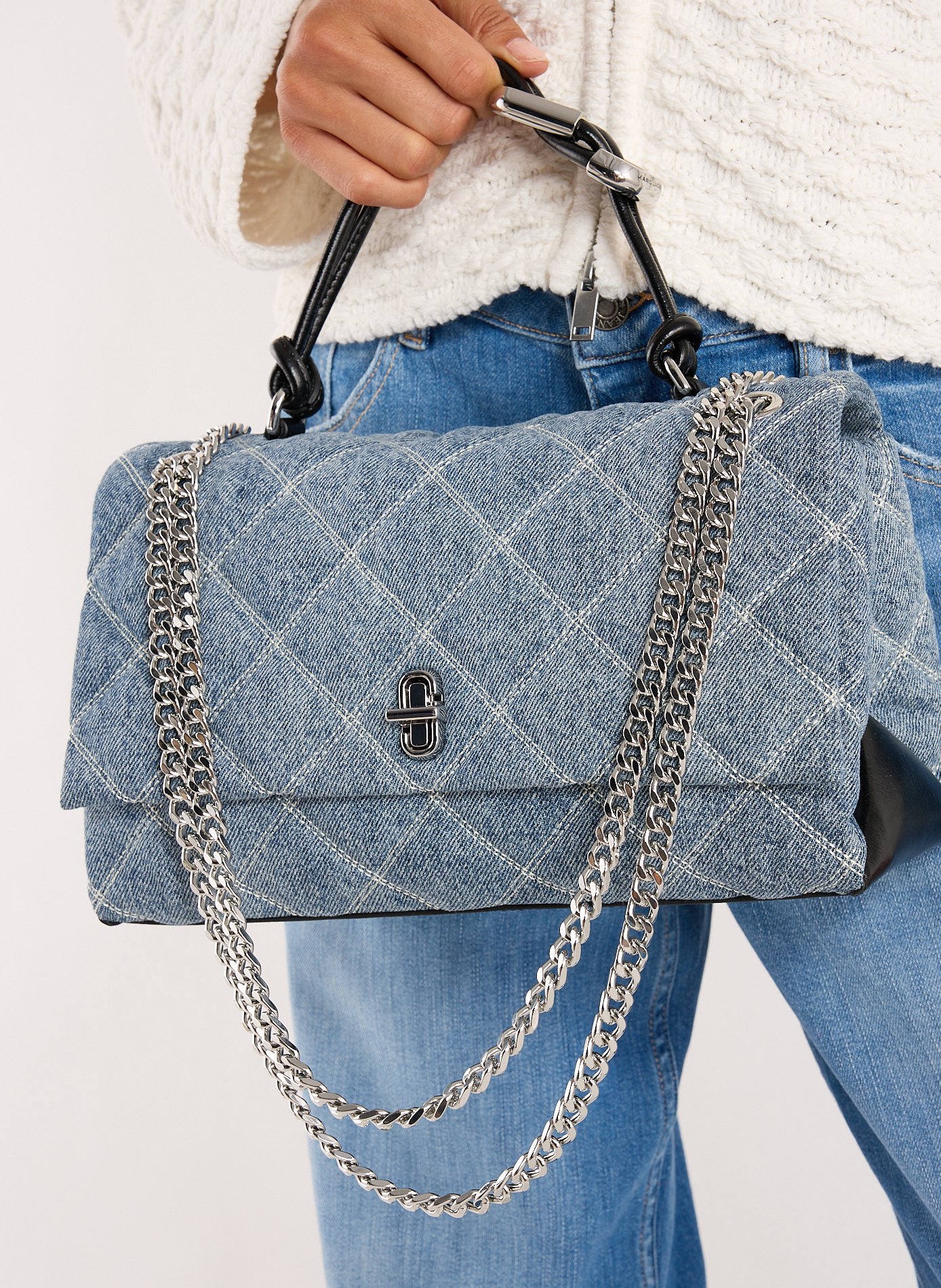 Sac à main effet jean MARC JACOBS Bleu