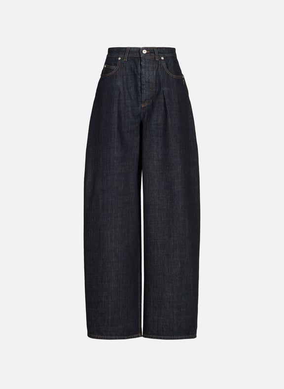 Denim Ovalo Cotton Jeans Blue by JACQUEMUS JACQUEMUS Denim Ovalo Cotton Jeans Blue