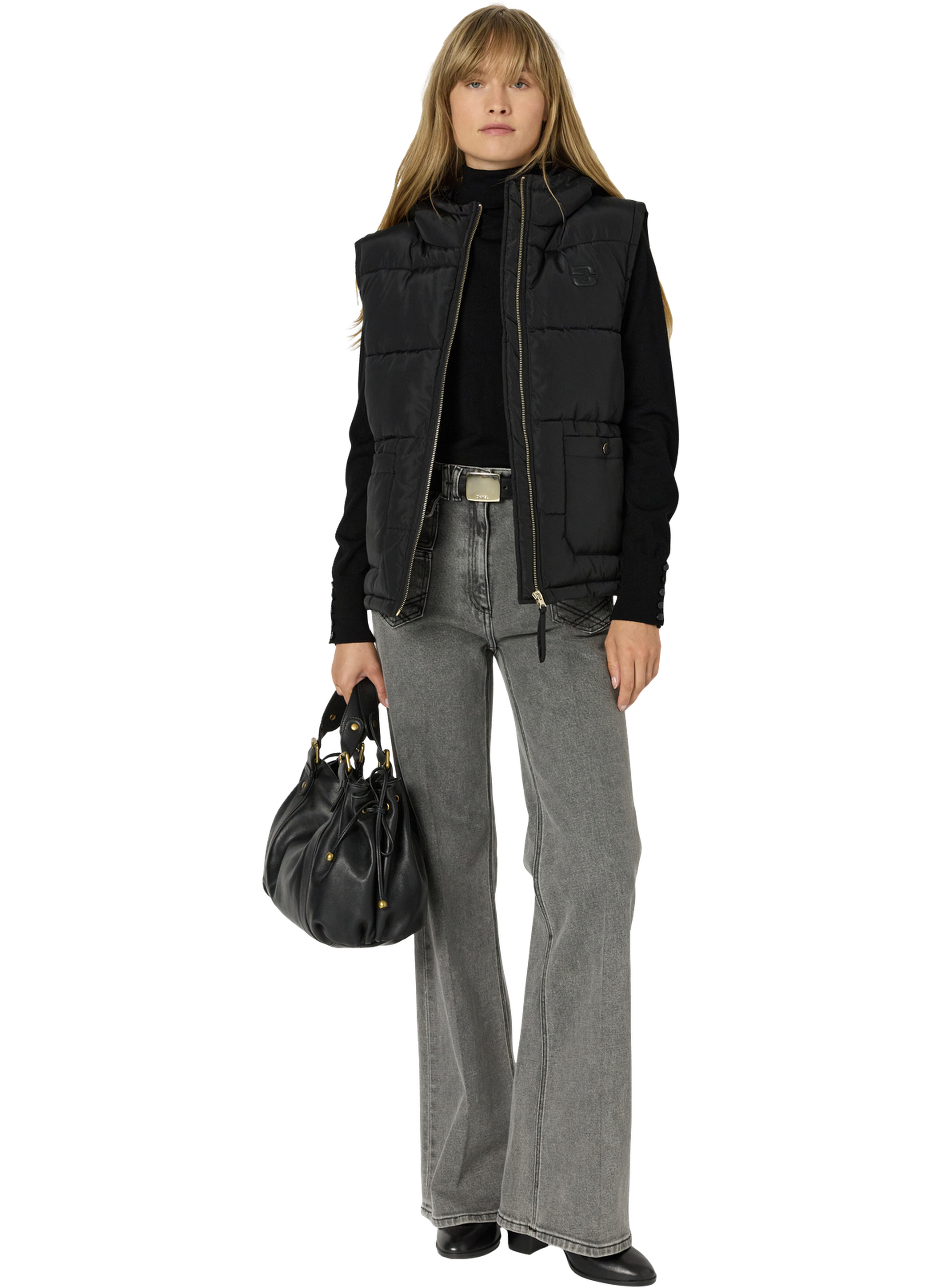 Doudoune sans manche à capuche - maura GERARD DAREL Noir