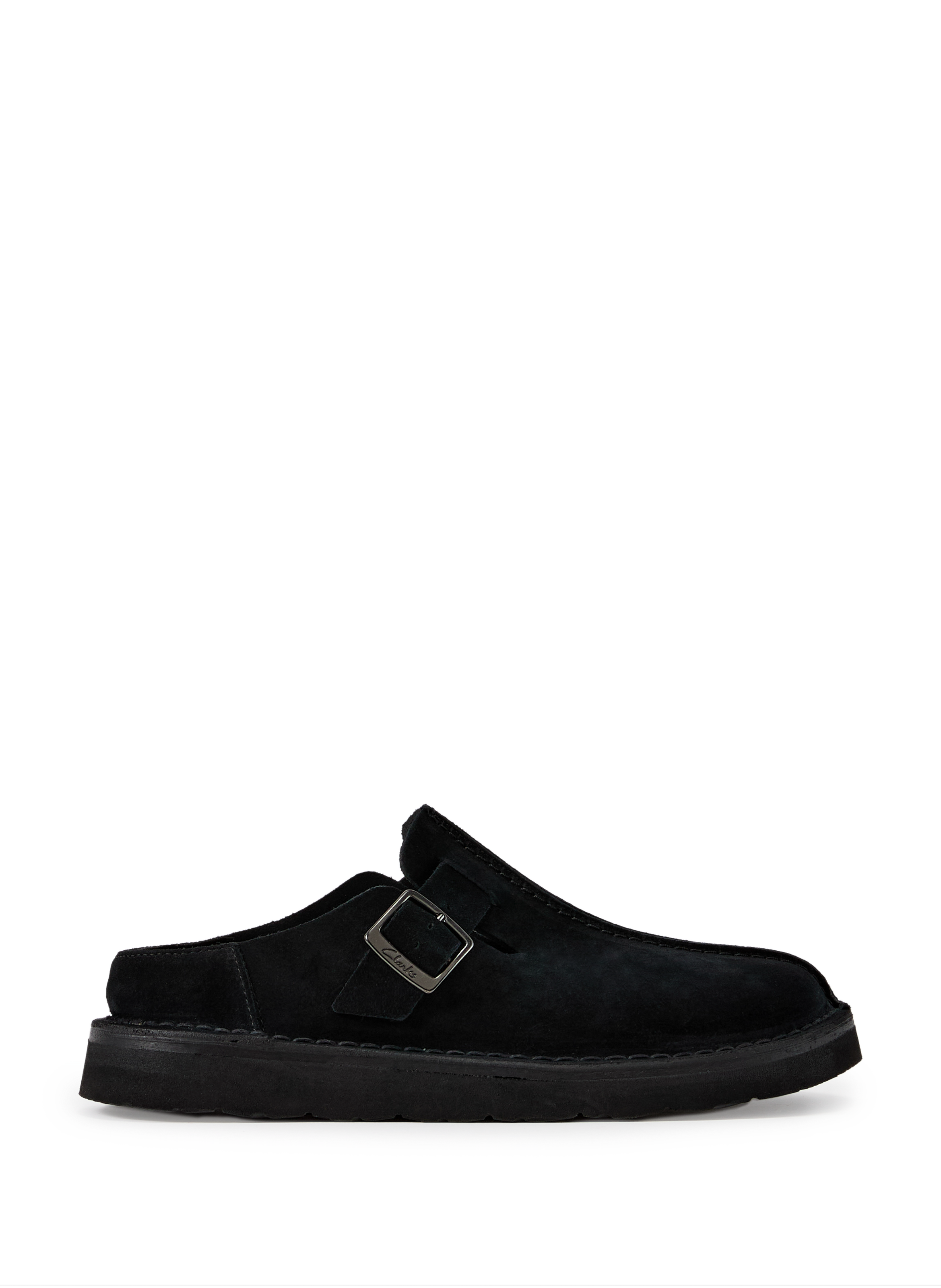CLARKS Leather Solsbury mules Black